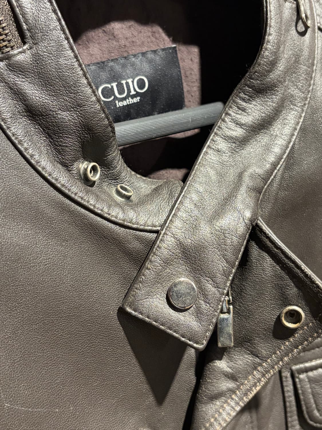 Vintage 4pocket biker jacket/ 양가죽 라이더자켓 상품이미지4