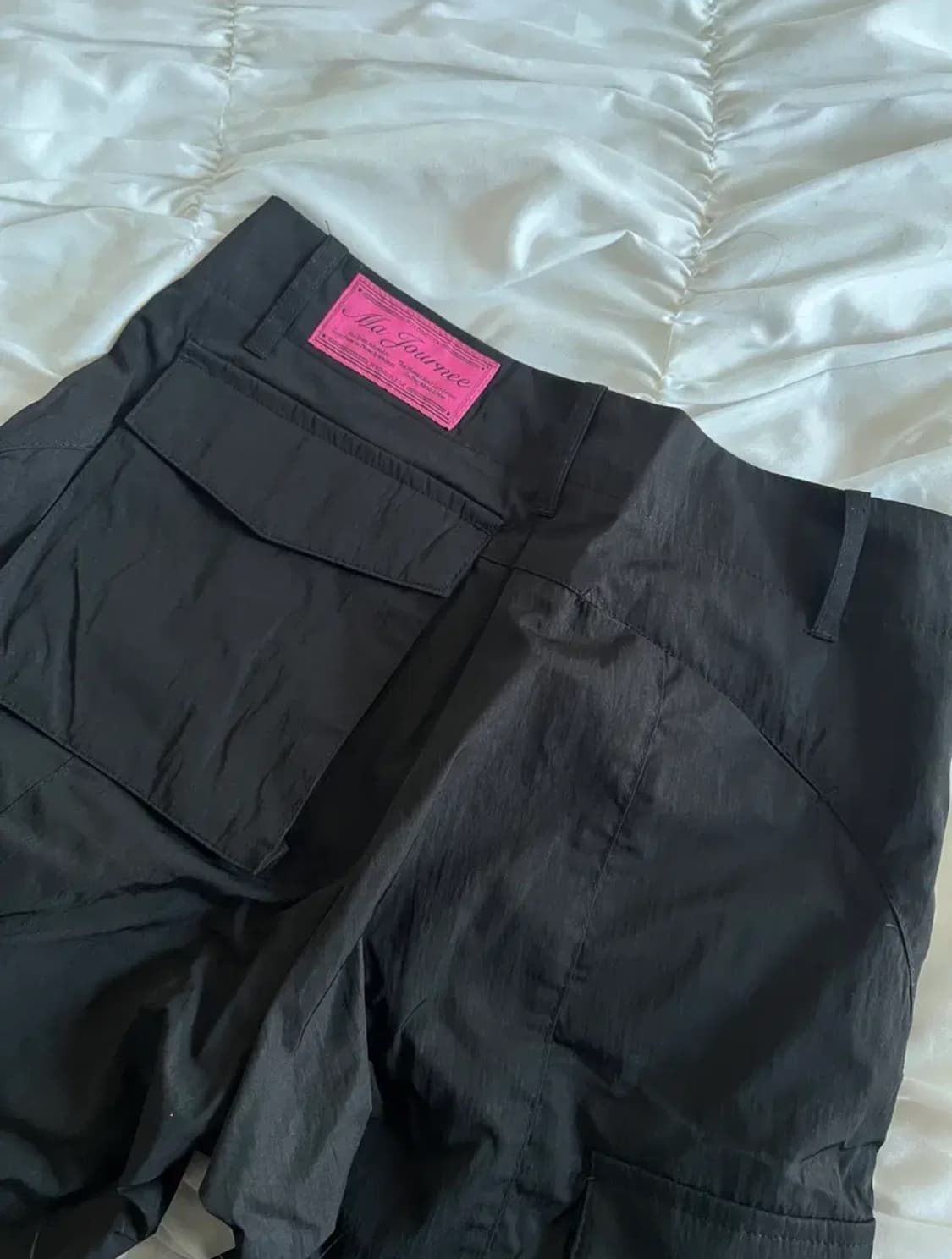 마조네 N.Wide cargo pants xs 와이드 카고 팬츠 블랙 상품이미지6
