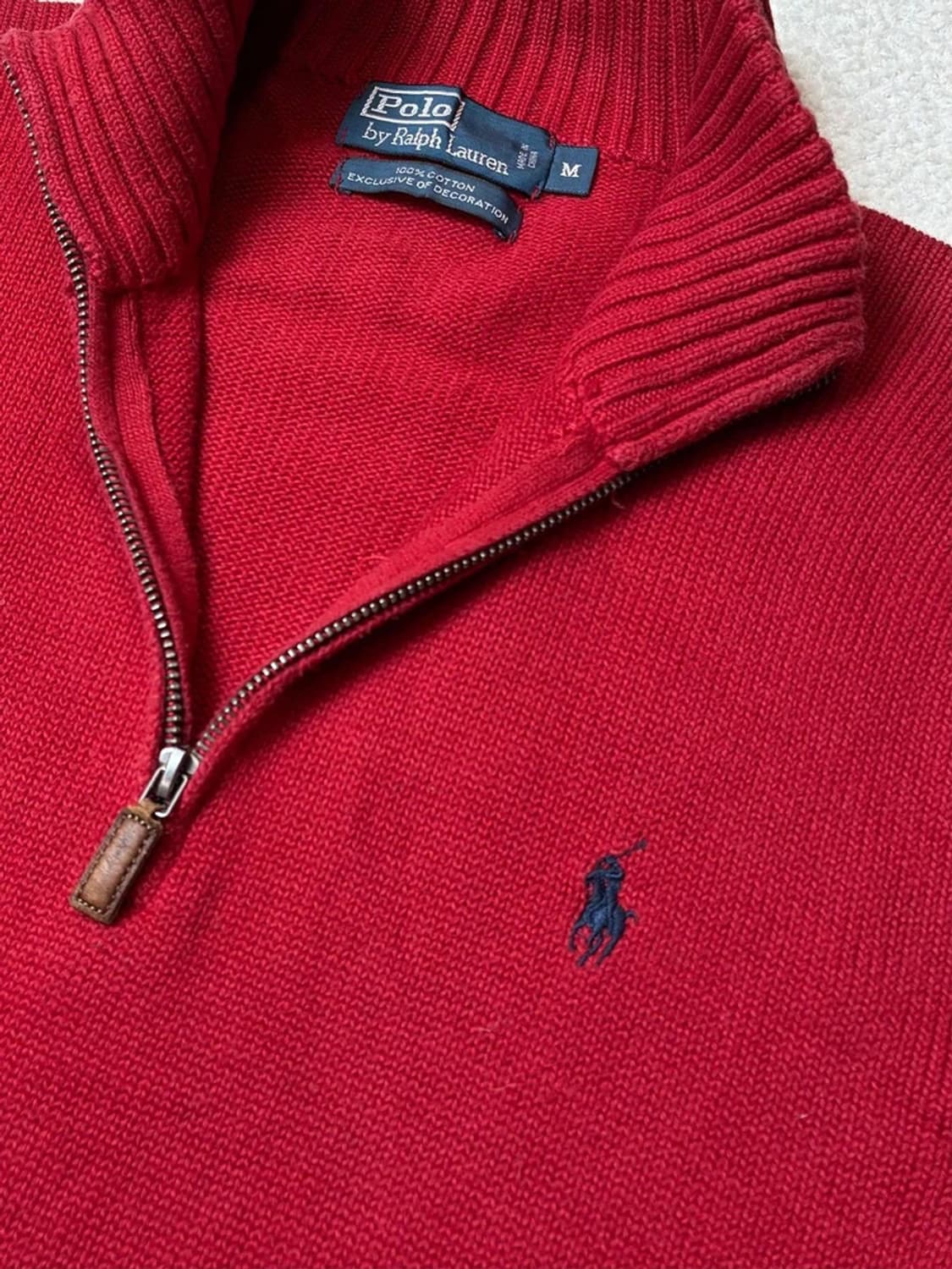 폴로 랄프로렌 00's 시그니처 하프집 니트 PN6401 상품이미지3