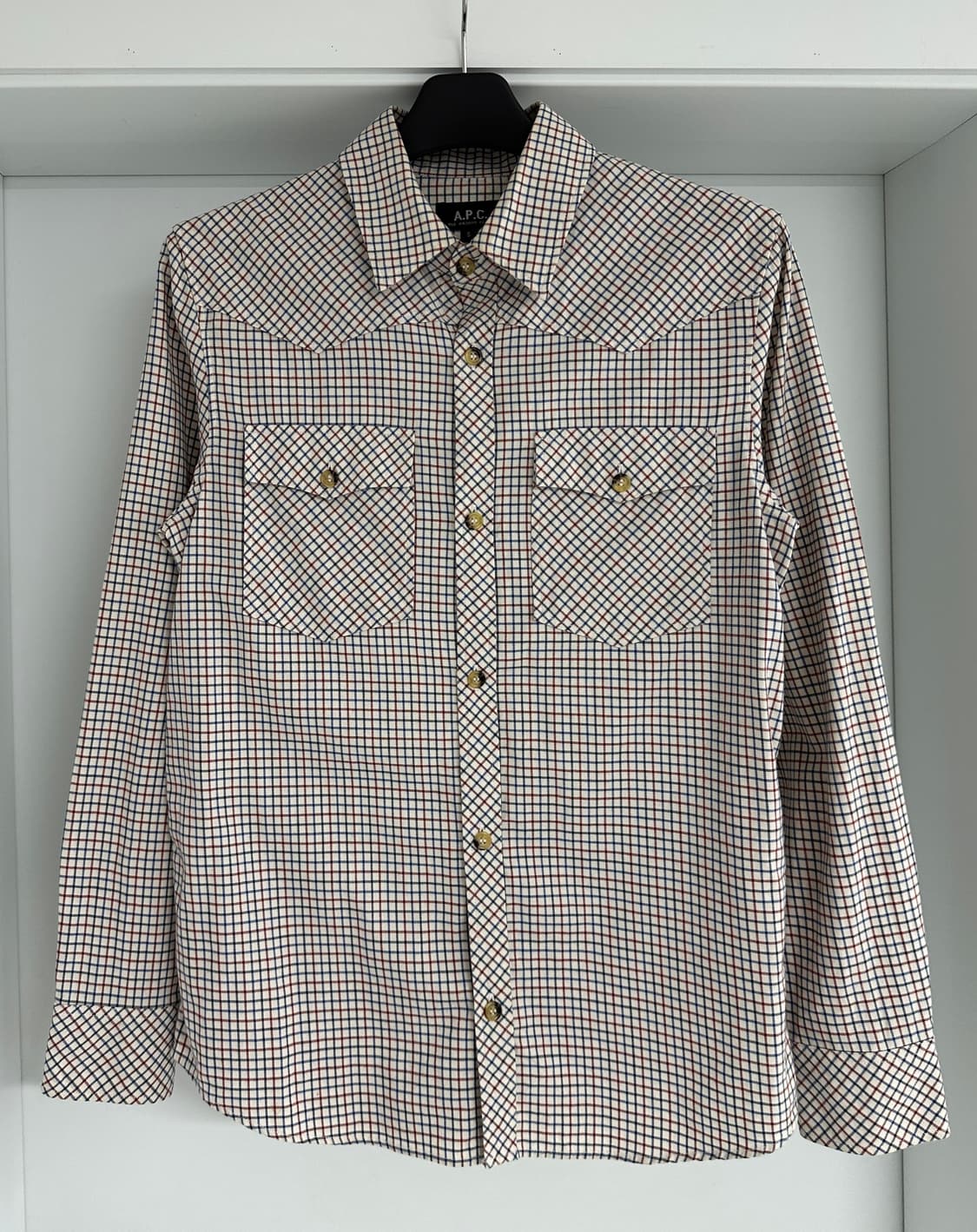 [아페세 /A.P.C ] 체크 패턴 셔츠 상품이미지1