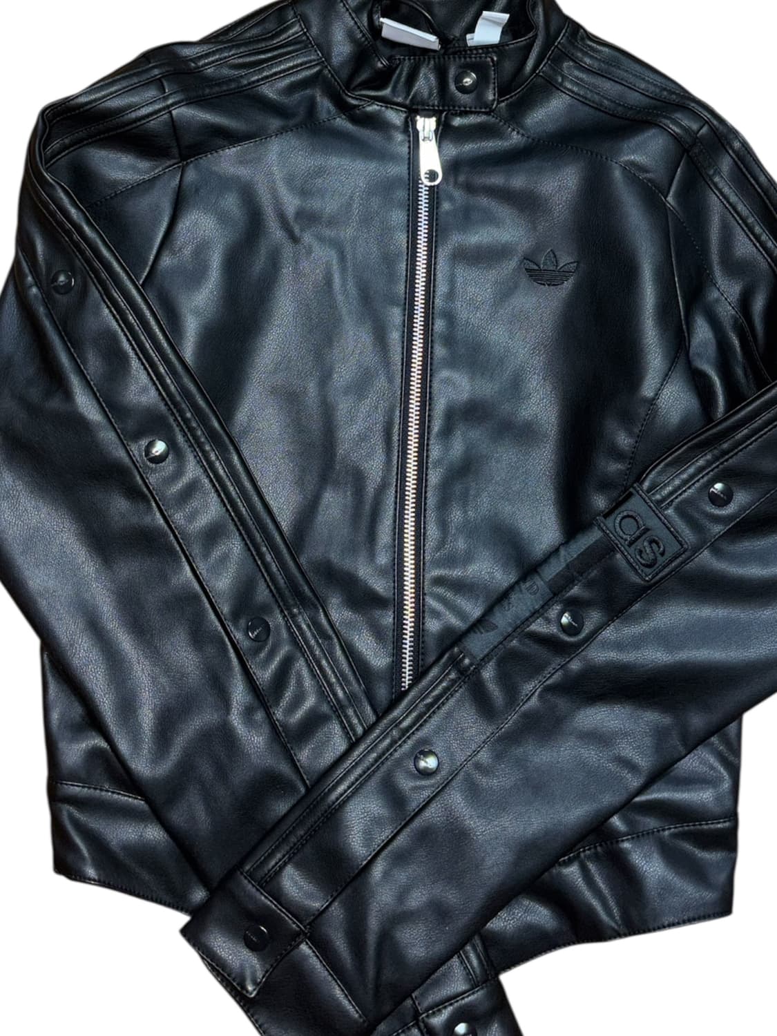 아디다스 레어 레더 크롭 자켓 레이싱 자켓 상품이미지10