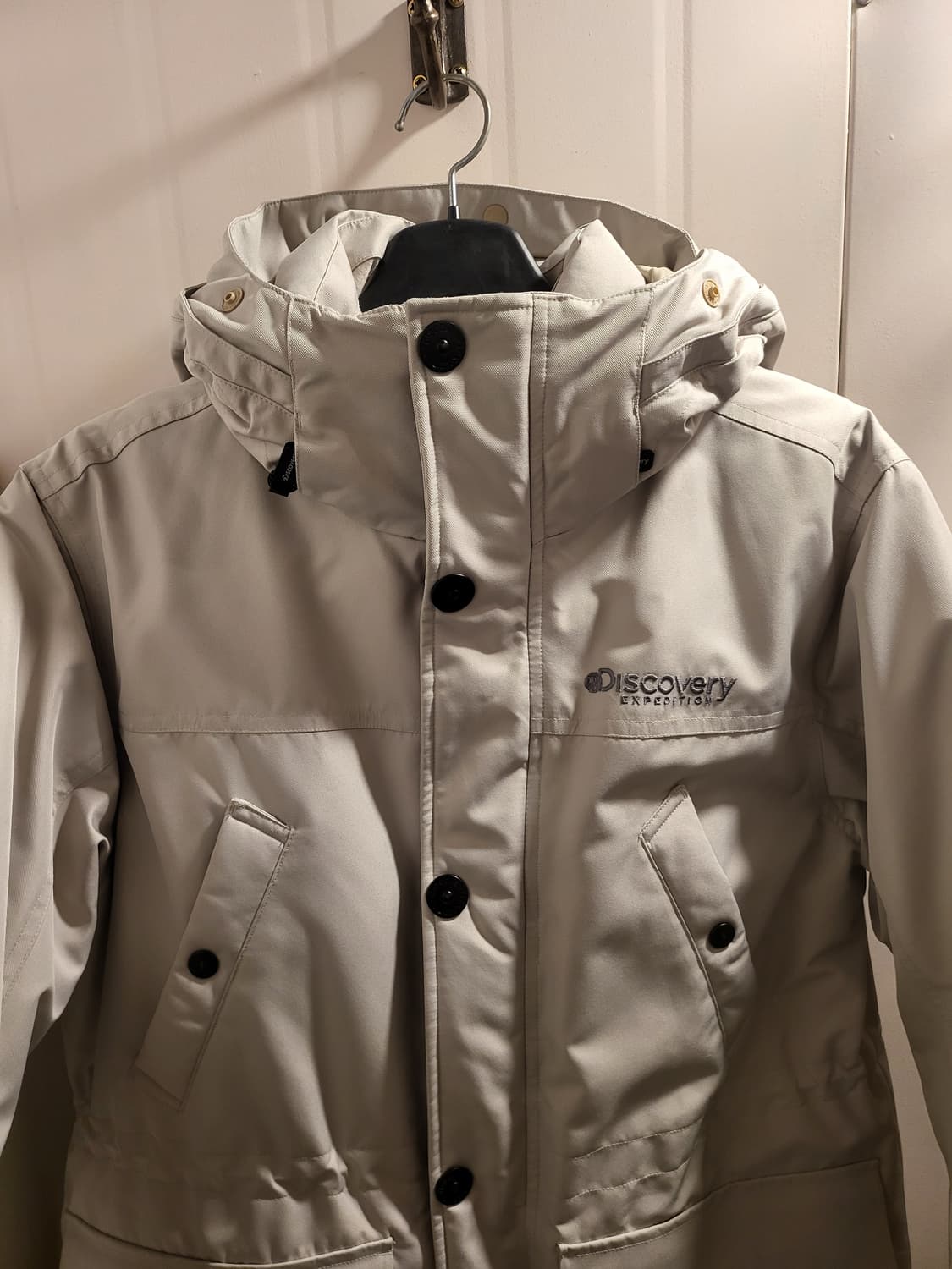 [90]디스커버리 아이보리색 패딩 상품이미지3