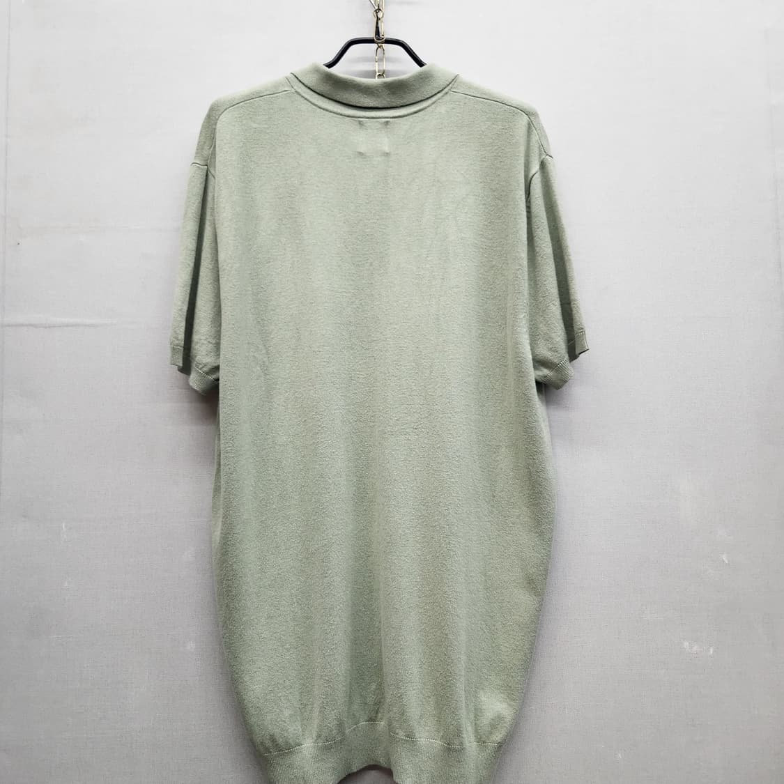 자라 ZARA 올리브 그린 비스코스 니트 반팔XL(L~XL) 상품이미지4