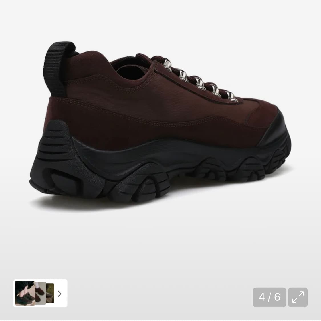 솔트앤초콜릿 밤색 스니커즈 245 상품이미지3