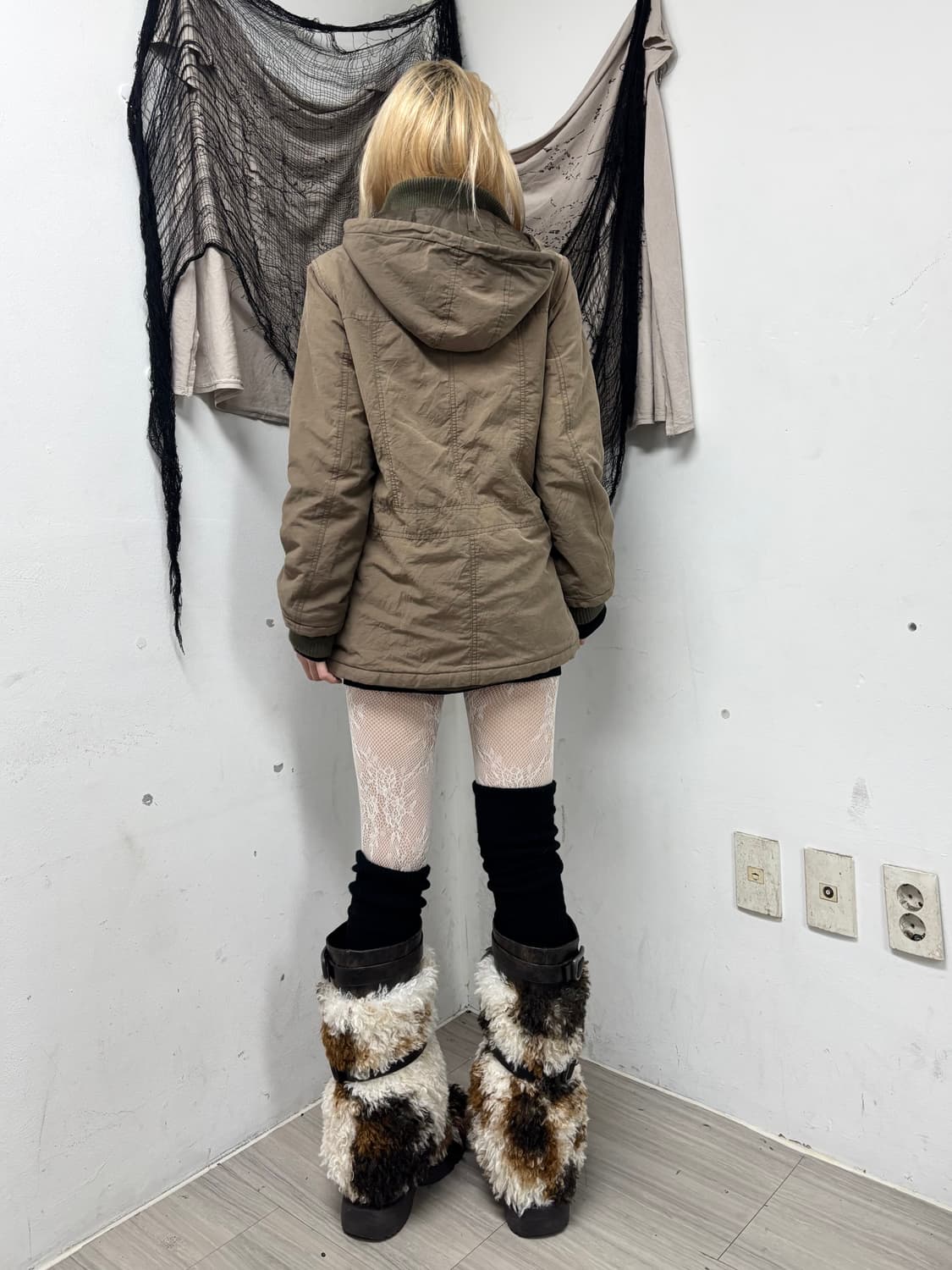 Y2K Grunge Multi Pocket Hoodie Jacket 상품이미지4