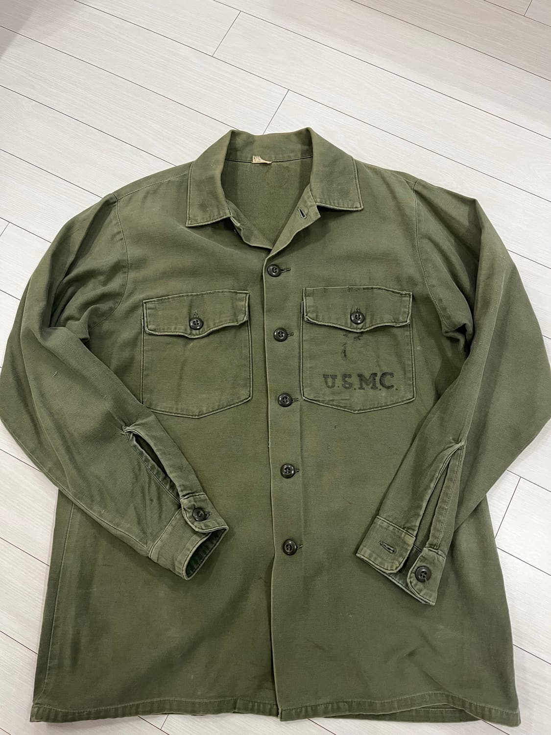 OG107 퍼티그셔츠 올리브그린 상품이미지2