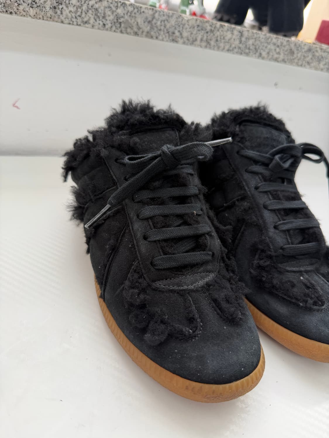 정품) 메종마르지엘라 백리스 독일군 뮬 스니커즈 36 상품이미지3