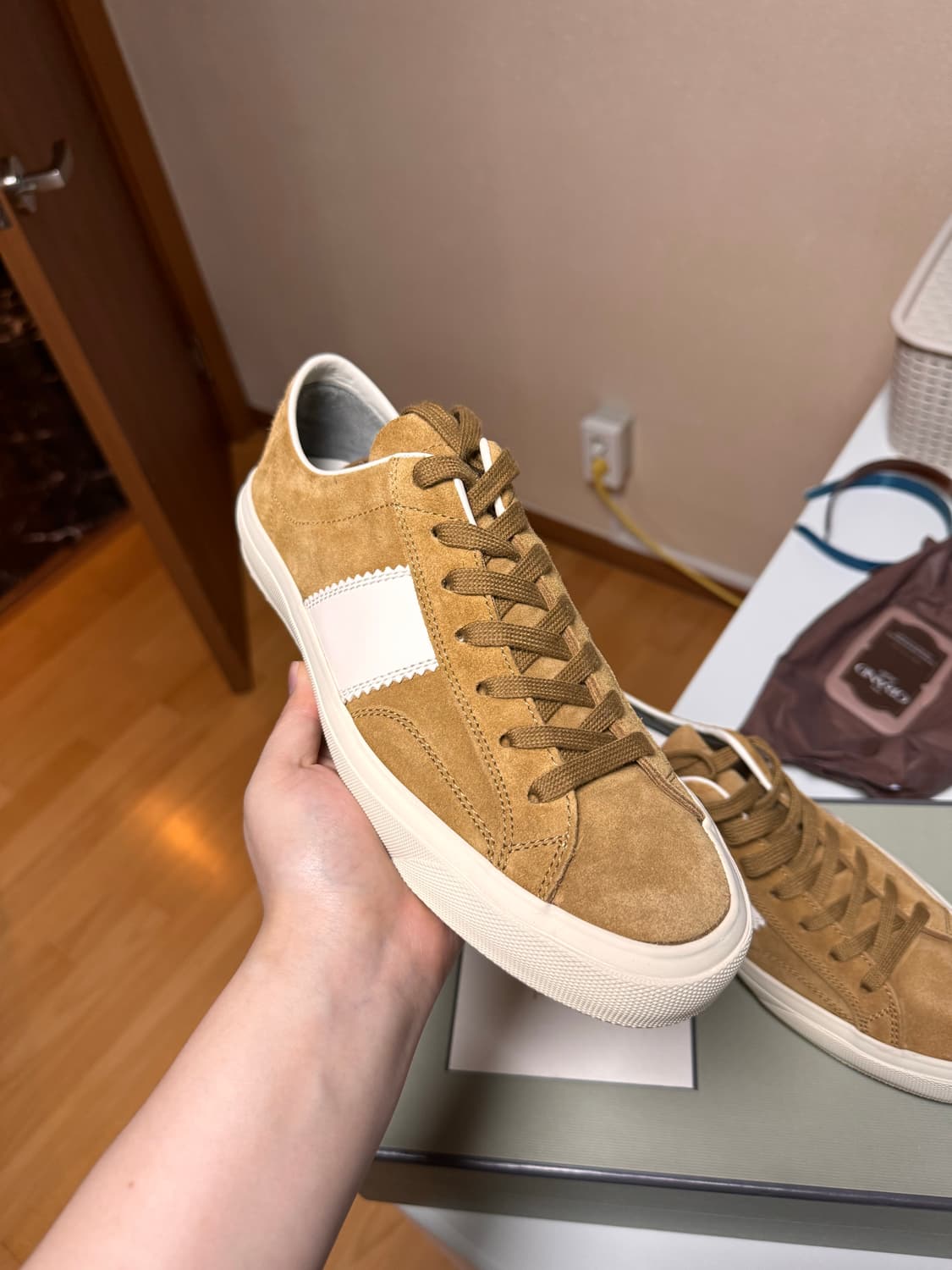 톰포드 / 캠브릿지 스니커즈, 탄 / 7 상품이미지3