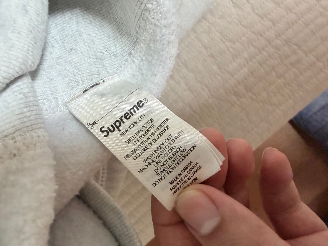 슈프림 박스로고 후드 그레이 상품이미지3