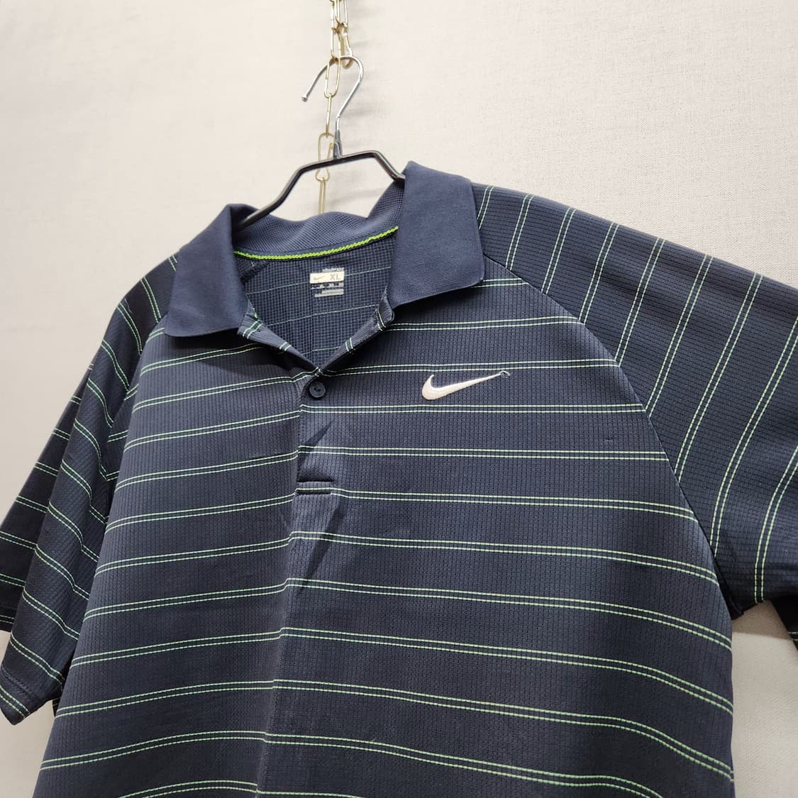 나이키 로고 네온 빈티지 스트라이프 반팔카라 XL(L~XL)남여공용 상품이미지3