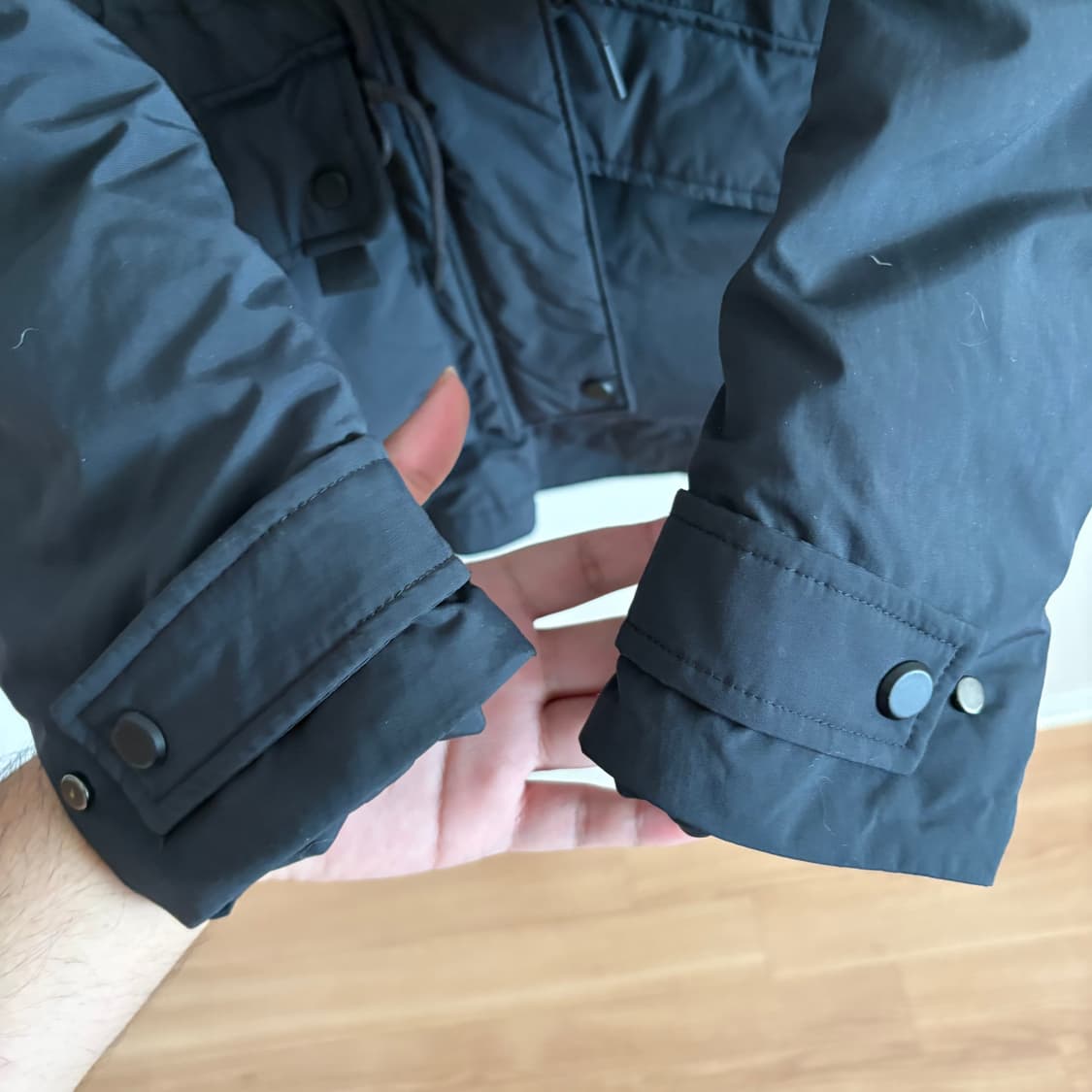 뉴발란스 여성 구스다운 패딩 블랙 S 상품이미지4