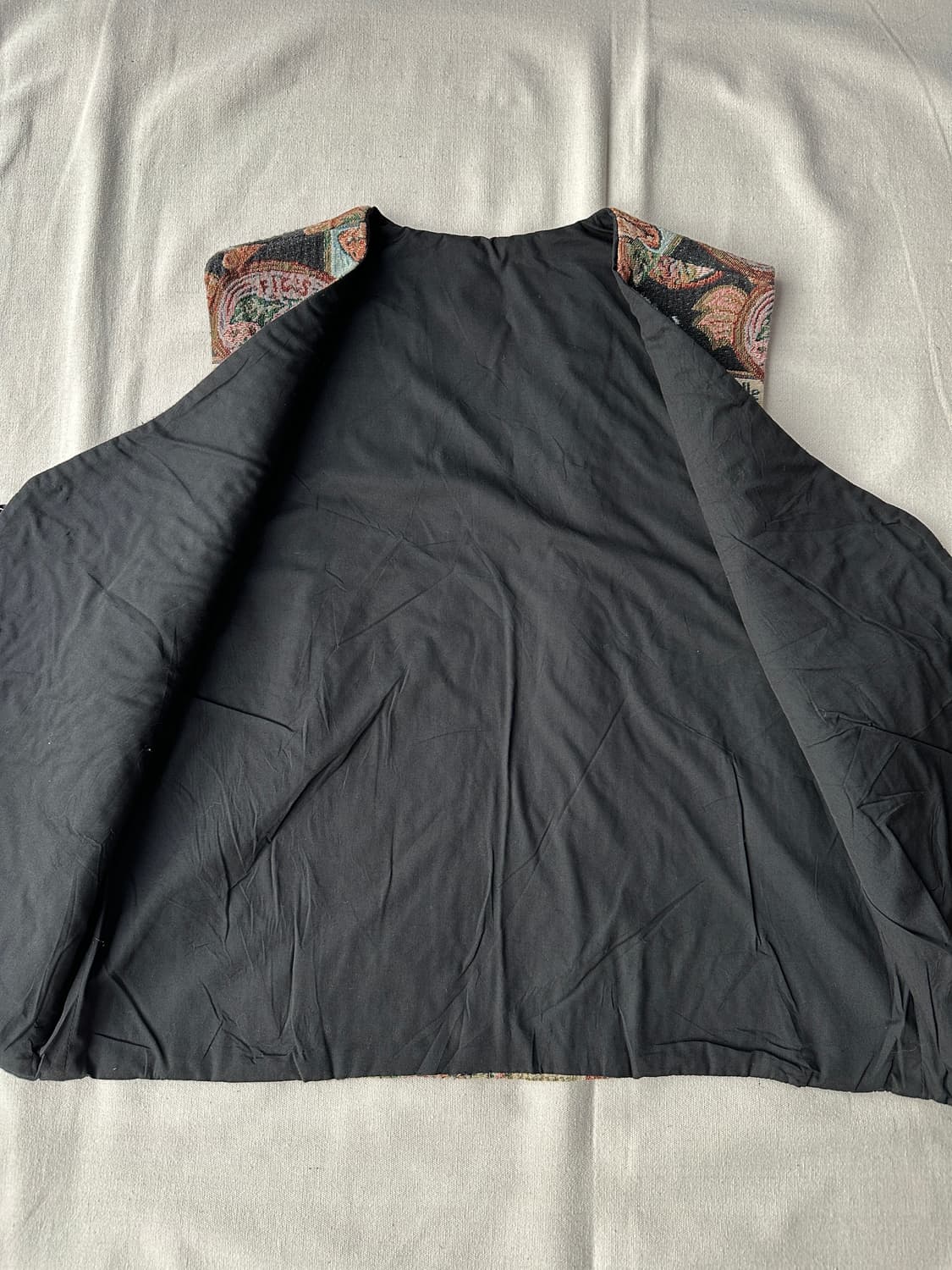 빈티지 자가드 베스트 L 상품이미지8