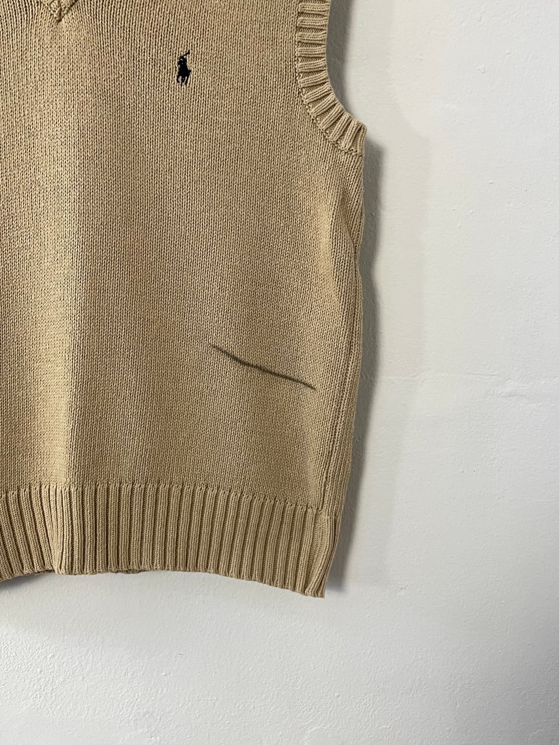 폴로 브이넥 니트 베스트  상품이미지3