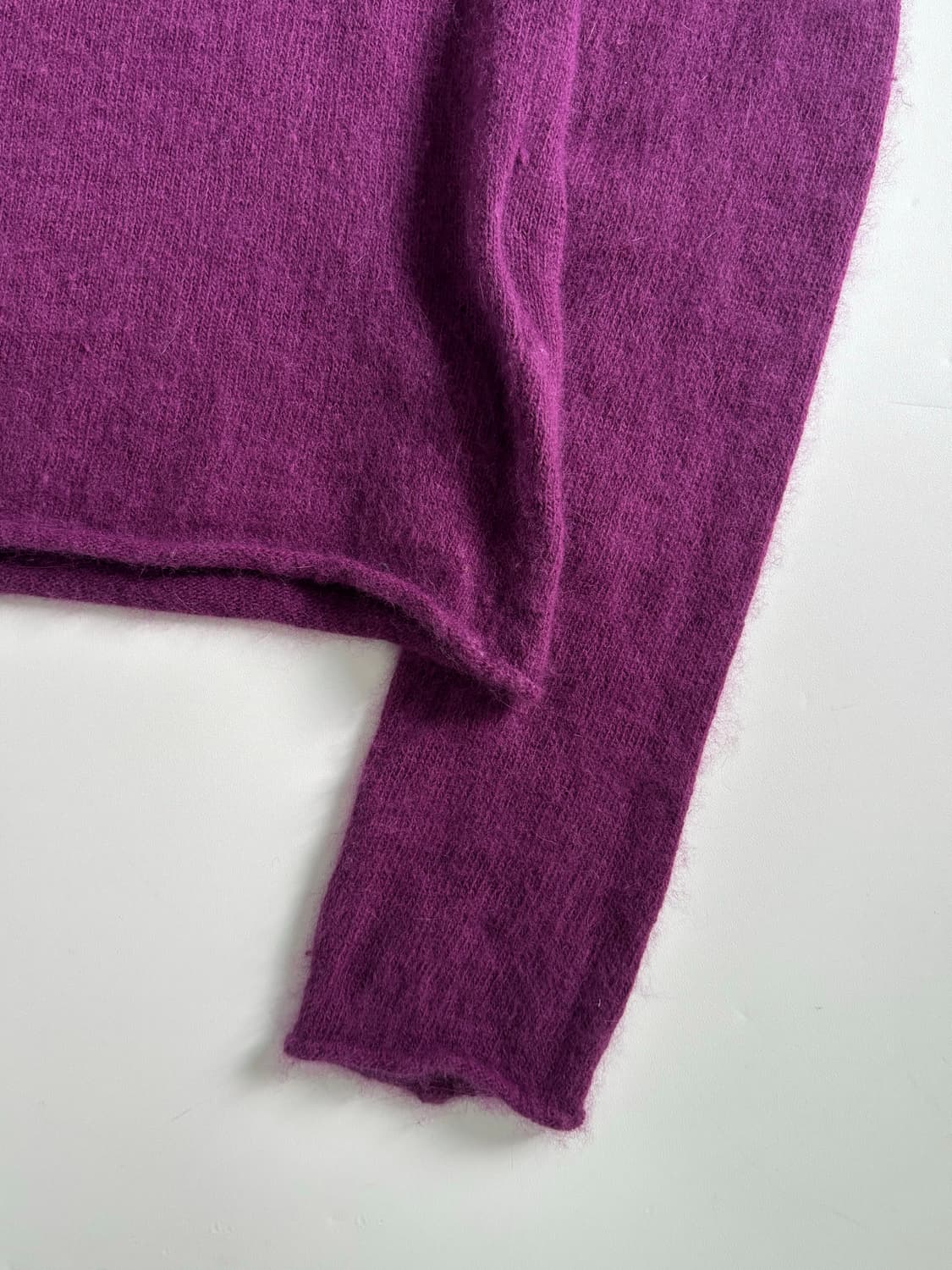 Y’s 요지야마모토 퍼플 터틀넥 니트 상품이미지6