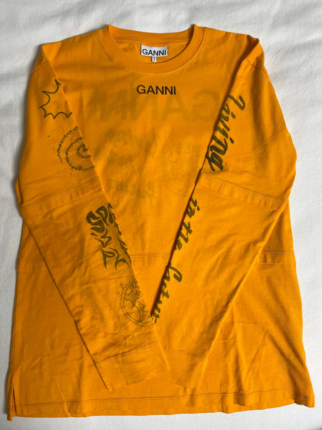GANNI 롱 슬리브 티셔츠 판매 상품이미지6