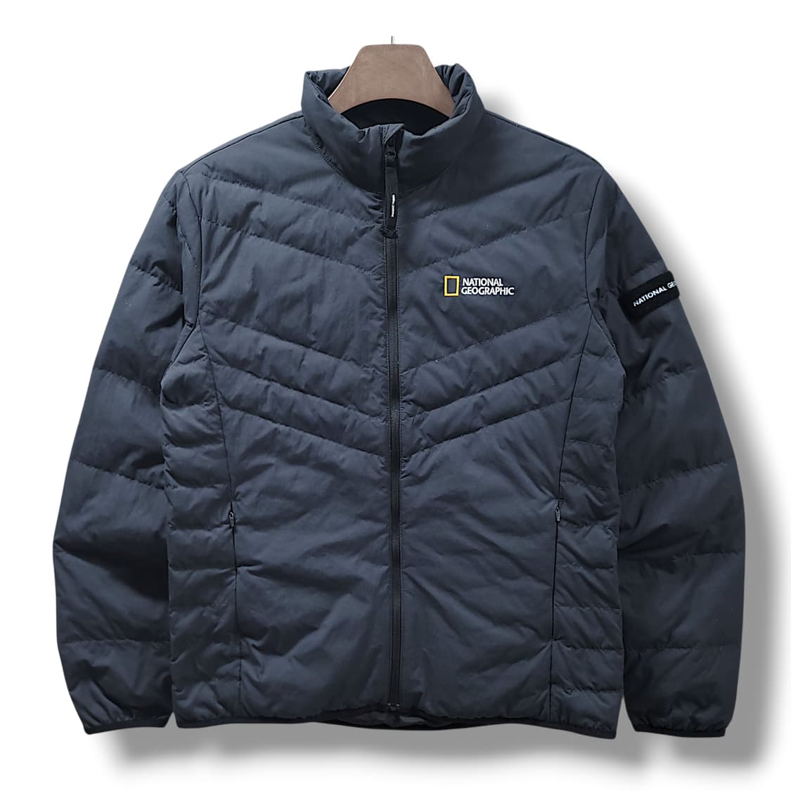 [100] 내셔널지오그래픽 블랙 경량 패딩 자켓 상품이미지1