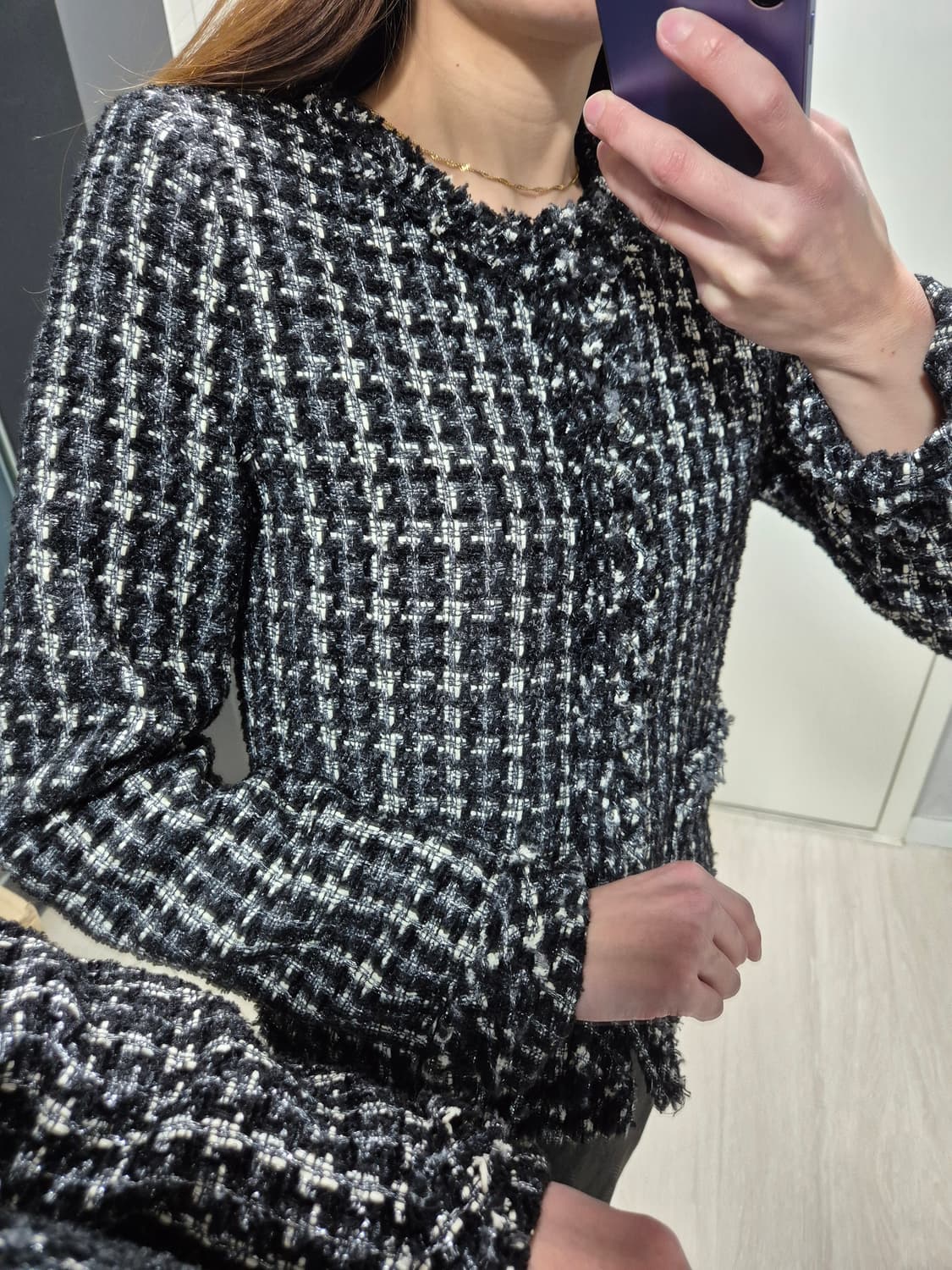 블랙레이디 트위드 자켓 상품이미지10