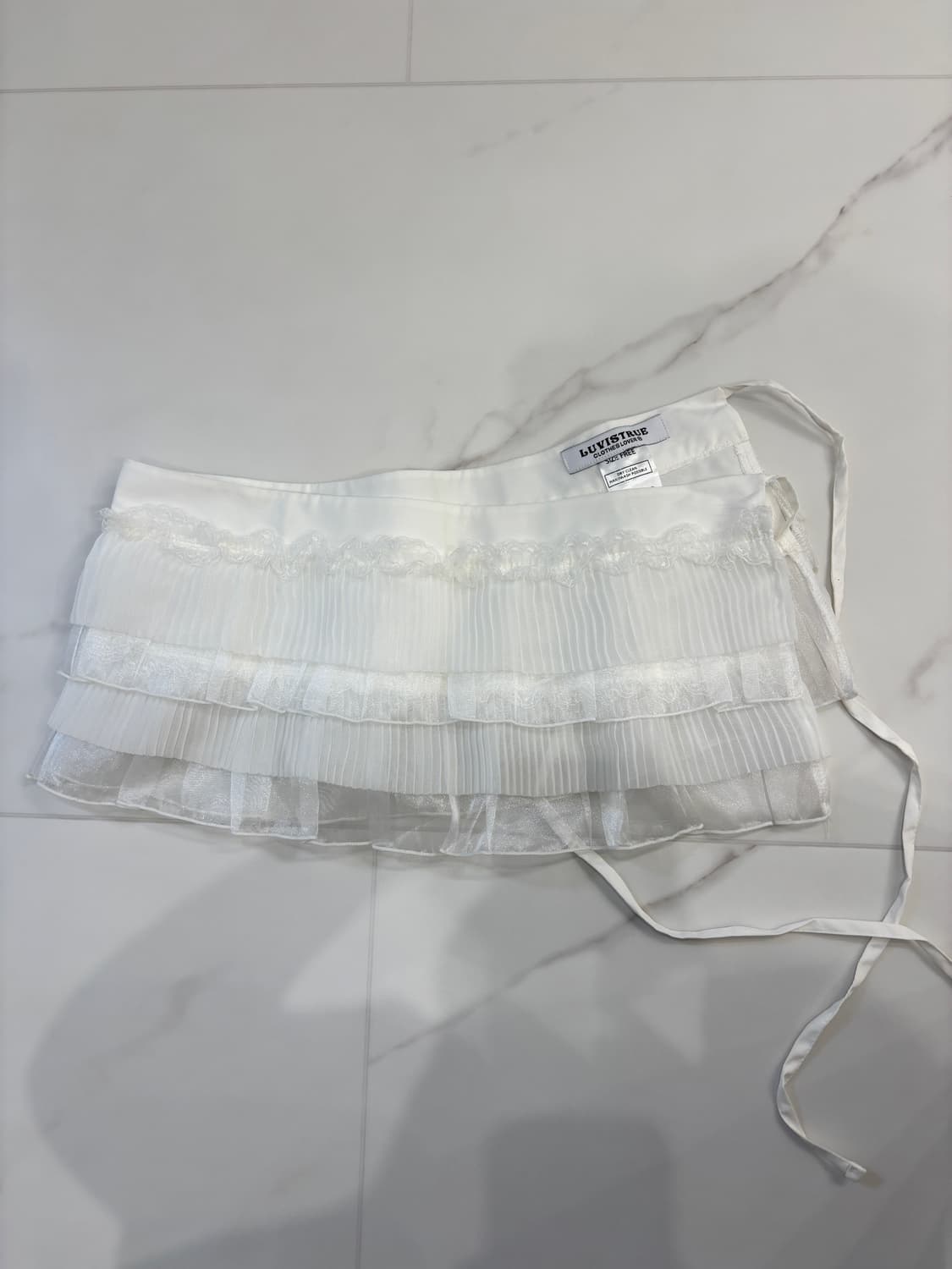 러브이즈트루 프릴 랩 스커트 상품이미지3