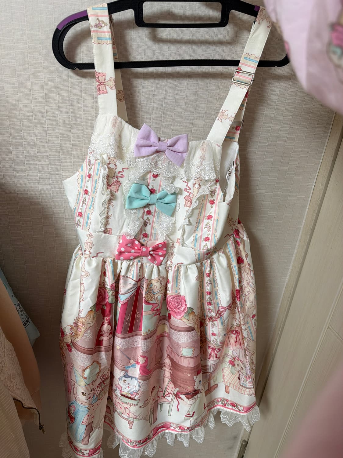 앨리스 로리타 jsk 점스카 원피스 고양이 상품이미지1