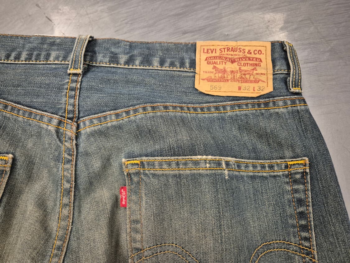 00s 리바이스 569 루즈 스트레이트핏 데님 상품이미지4