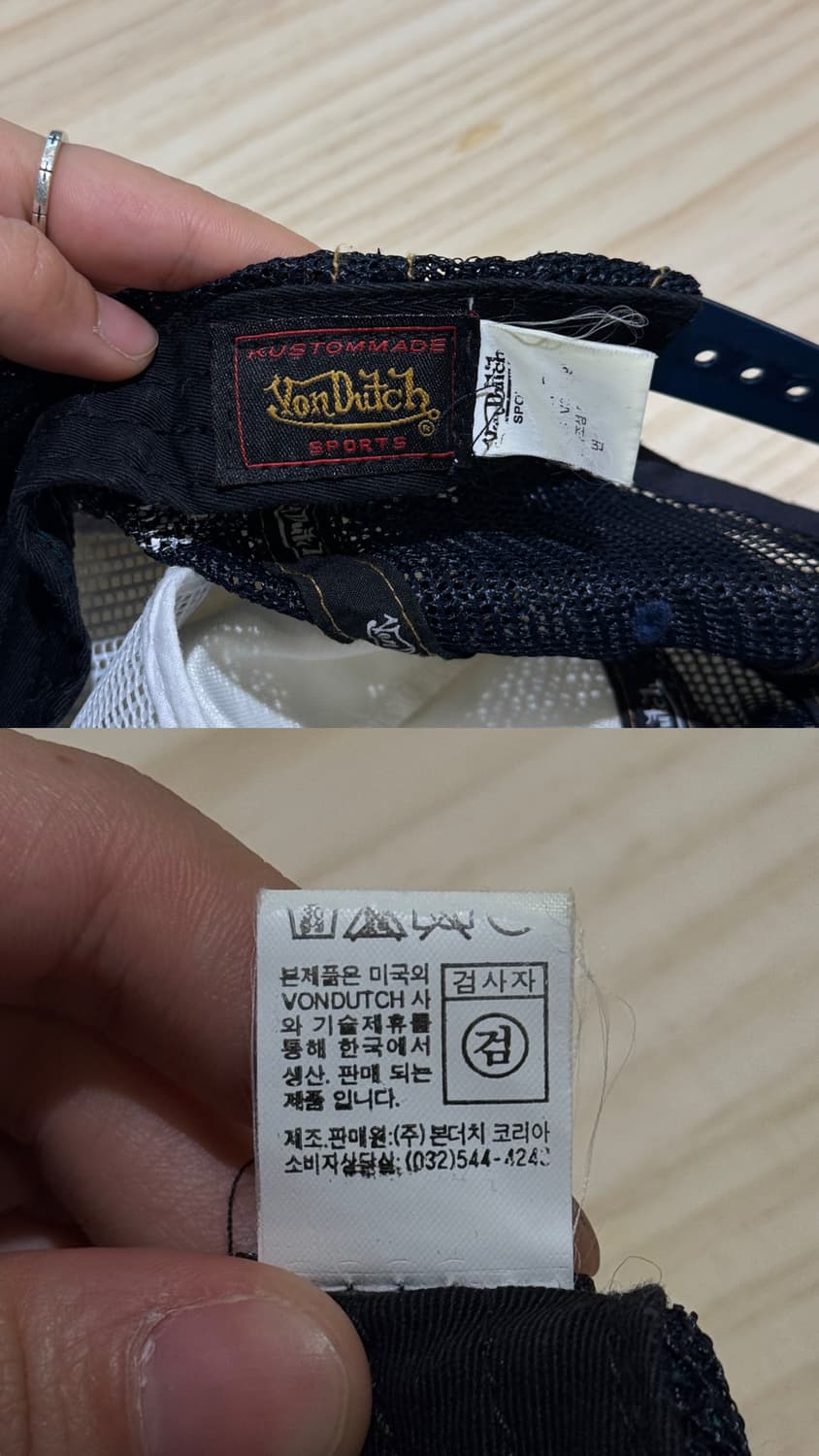 본더치 데미지 데님 볼캡 상품이미지10