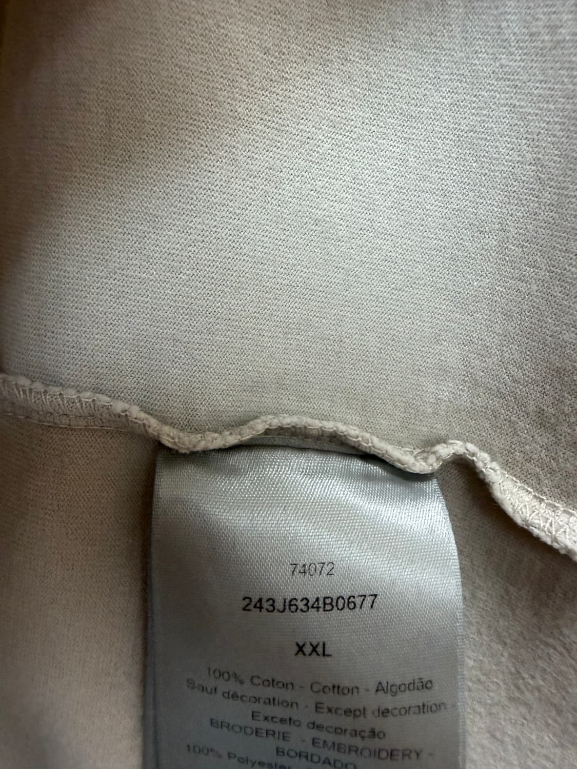 디올 1947 로고 자수 포켓 반팔티 ( 110 ) 상품이미지7