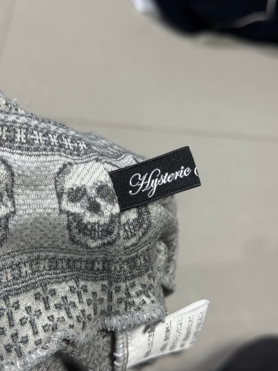 히스테릭 글래머 아카이브 3단 프릴 해골 패턴 스커트 치마 상품이미지5