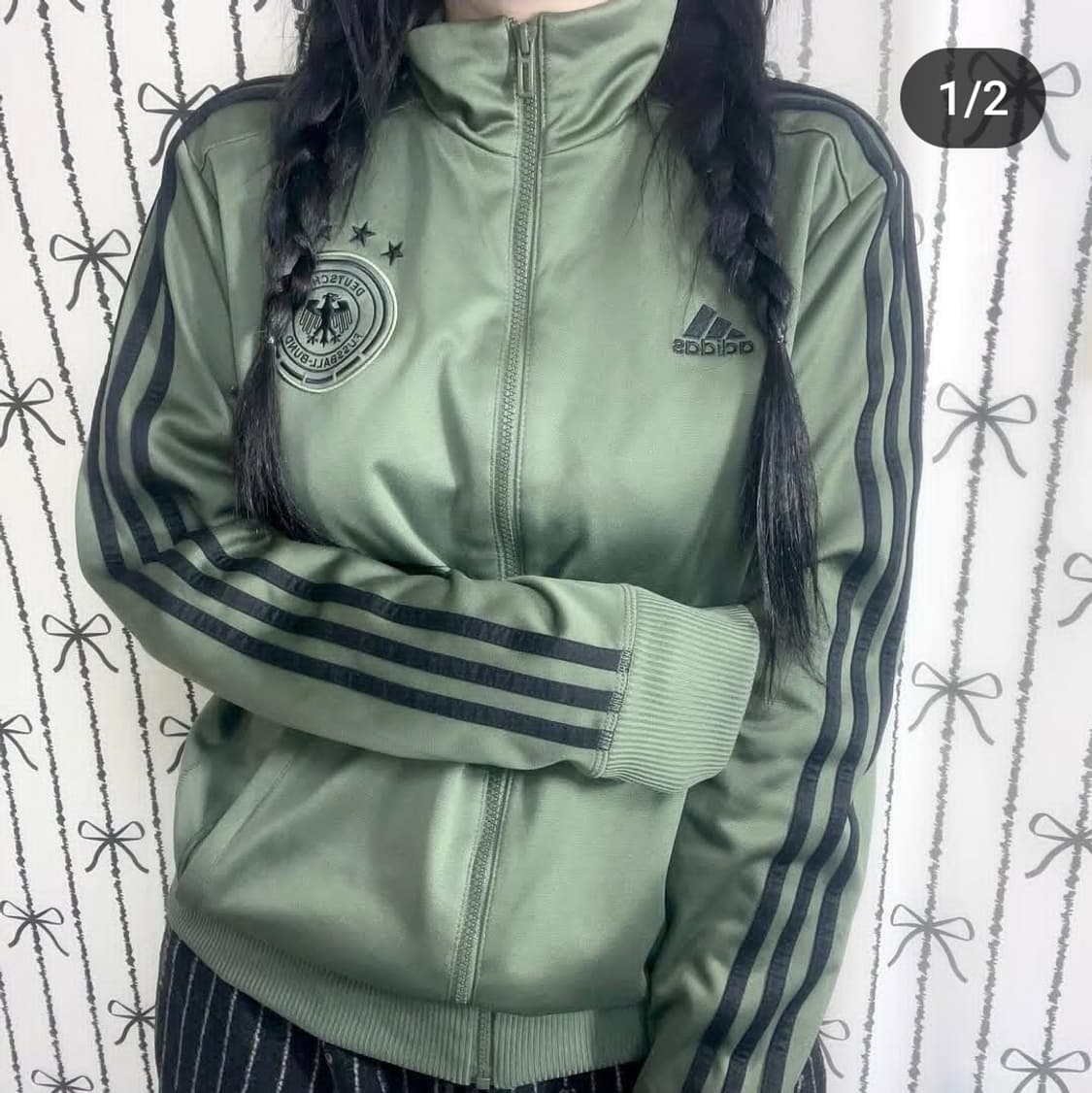 아디다스 카키 져지 상품이미지1