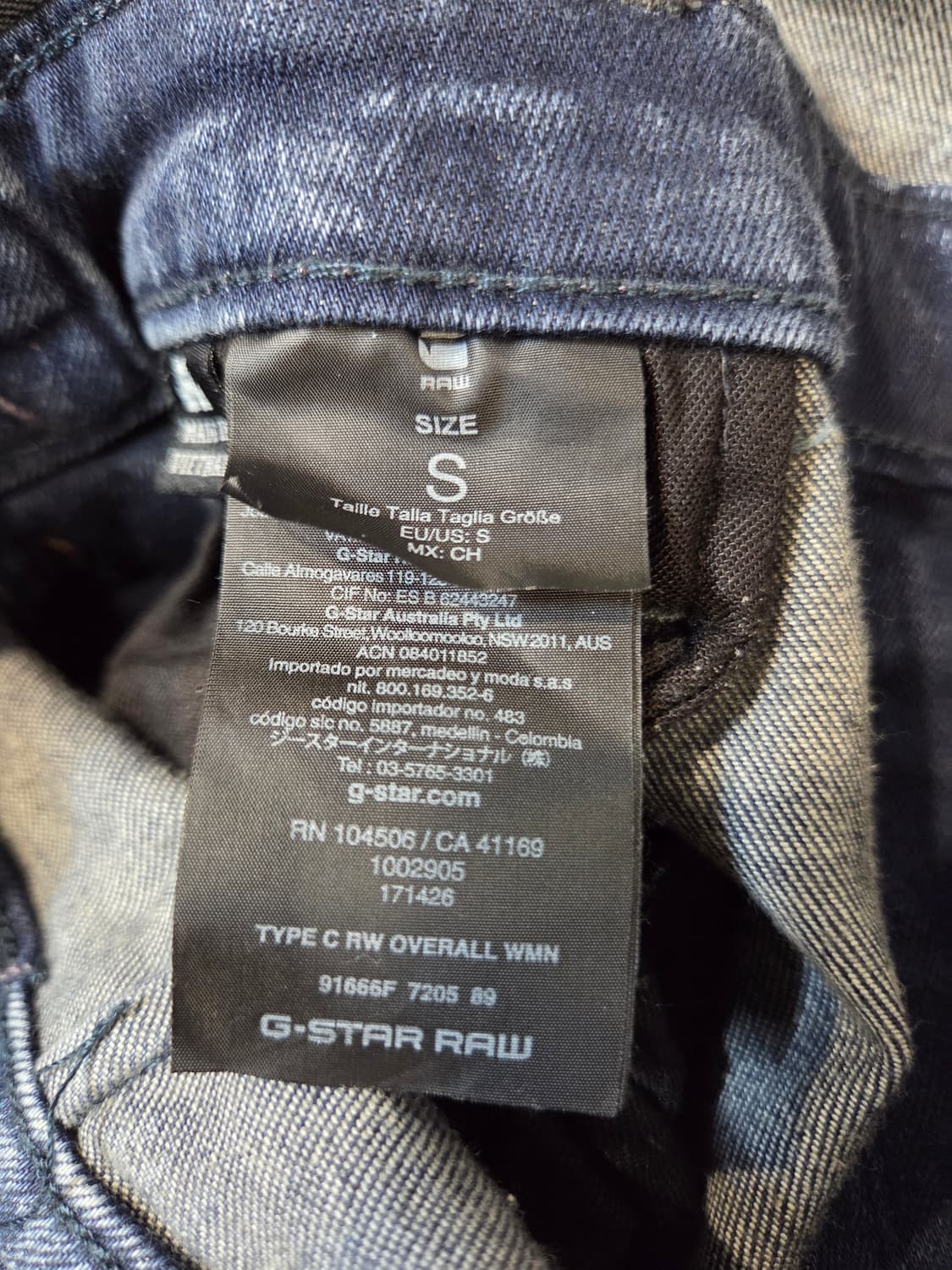 G-STAR 마크앤로나 데님 멜빵바지(s)스판 상품이미지5