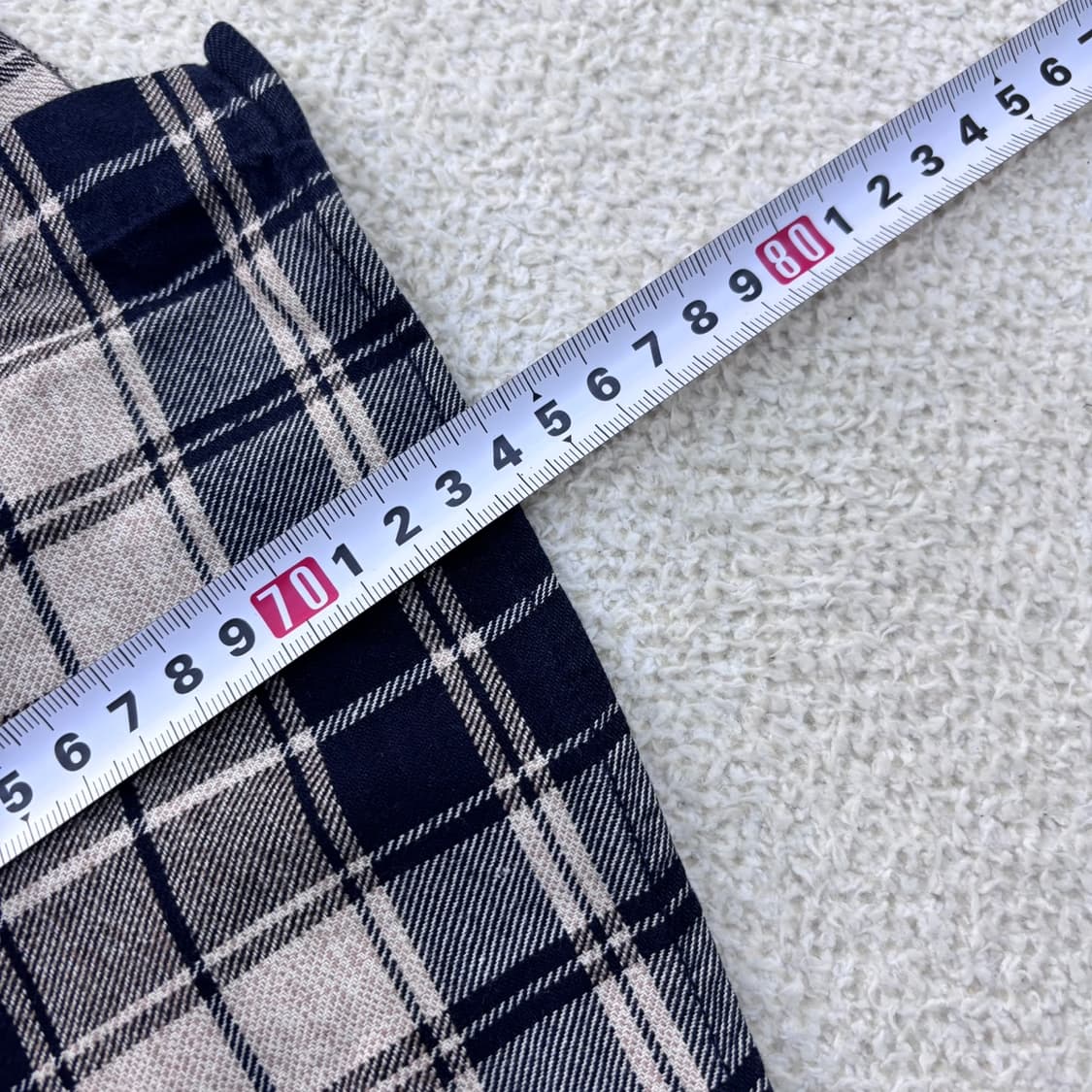 100 라코스테 체크패턴 긴팔 셔츠 0428E 상품이미지5