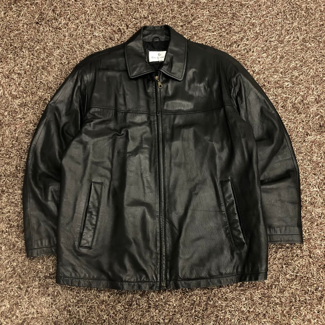 기라로쉬 양가죽 집업 레더 가죽 자켓 상품이미지1