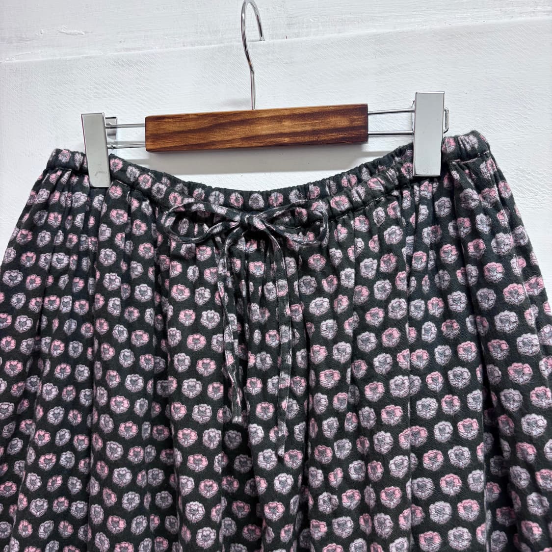 에스닉 패턴 히피 그런지 모리걸 미디 롱 스커트 JPN L 상품이미지2