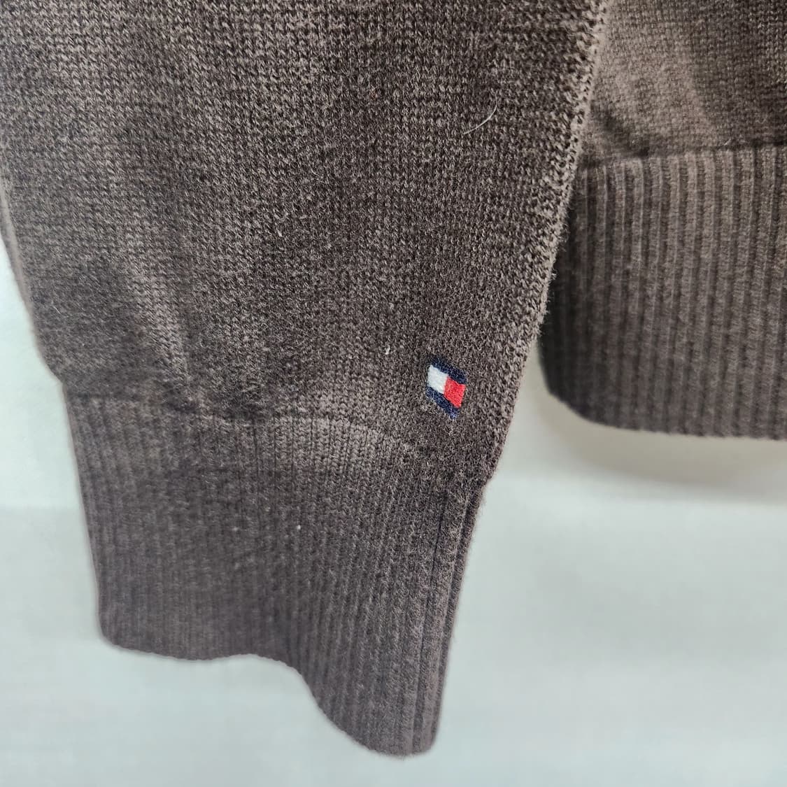 타미힐피거 아가일패턴 코튼 니트 L 상품이미지5
