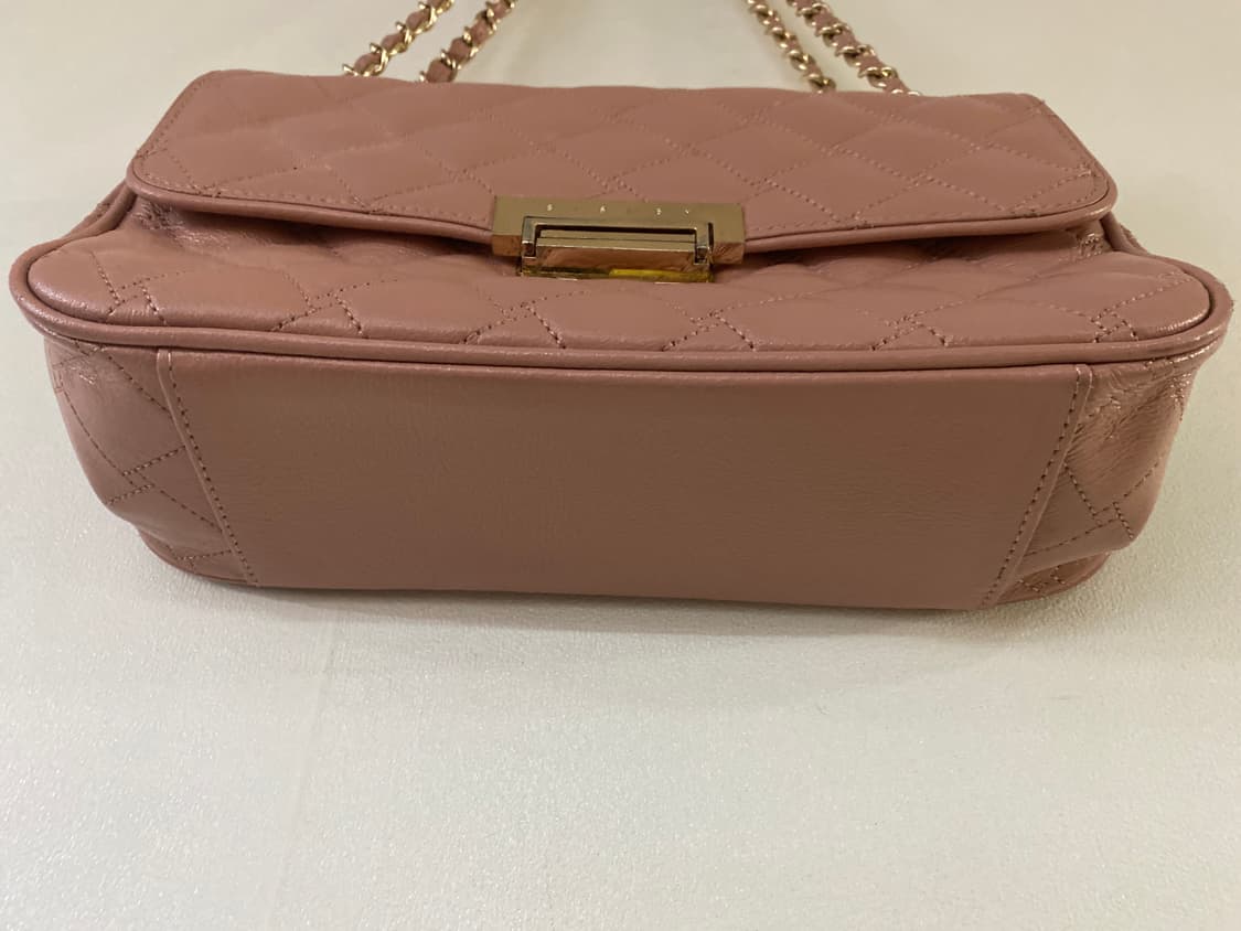 시슬리 퀼팅 체인 가방 핑크 상품이미지5