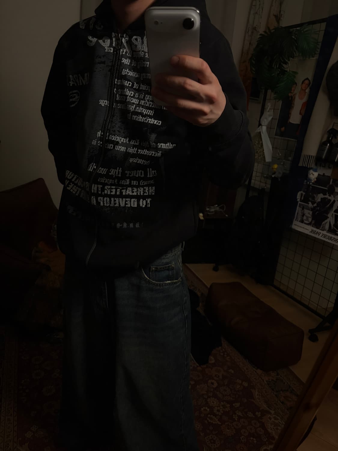 빈티지 후드집업 상품이미지3