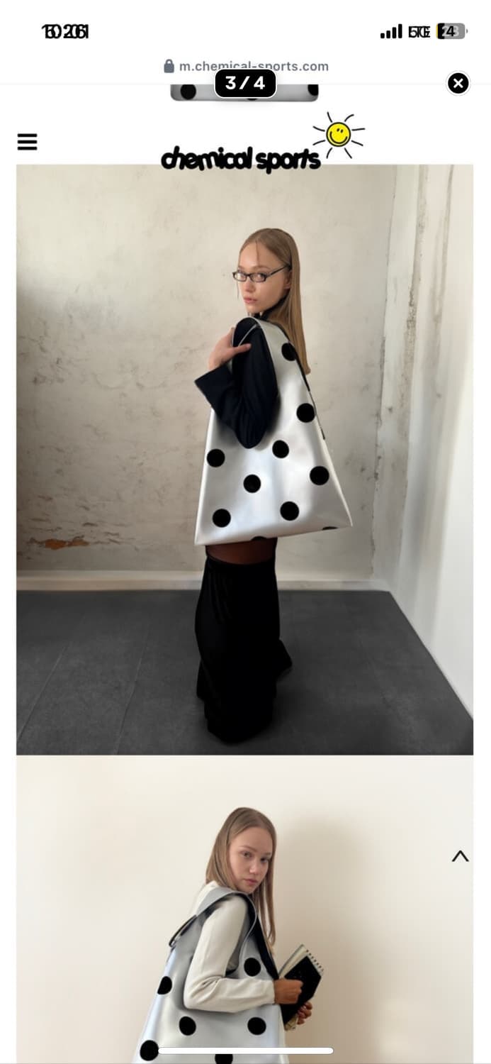 케미컬스포츠 도트 빅백 상품이미지3