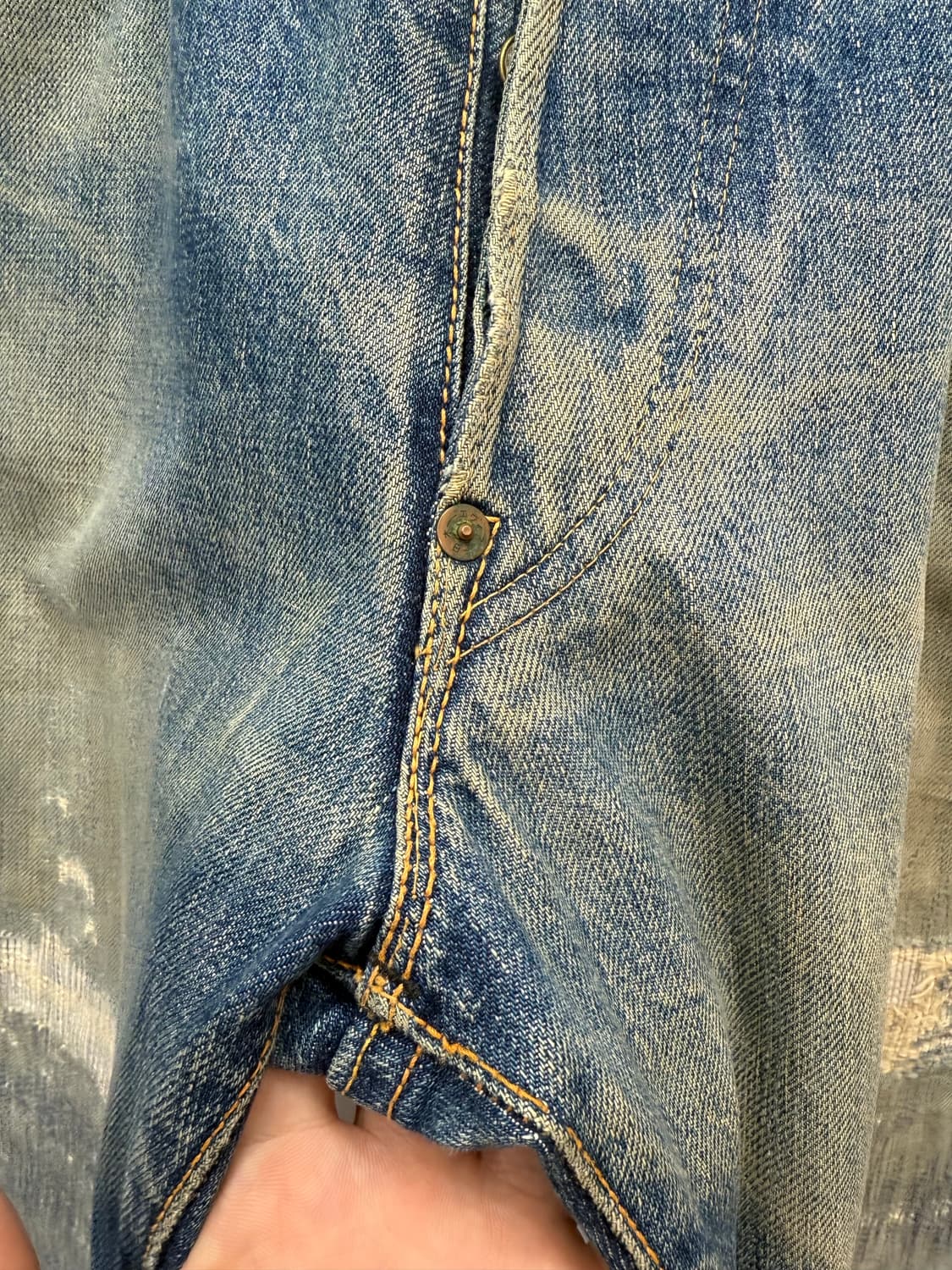 Evisu 셀비지 데님 팬츠 상품이미지4