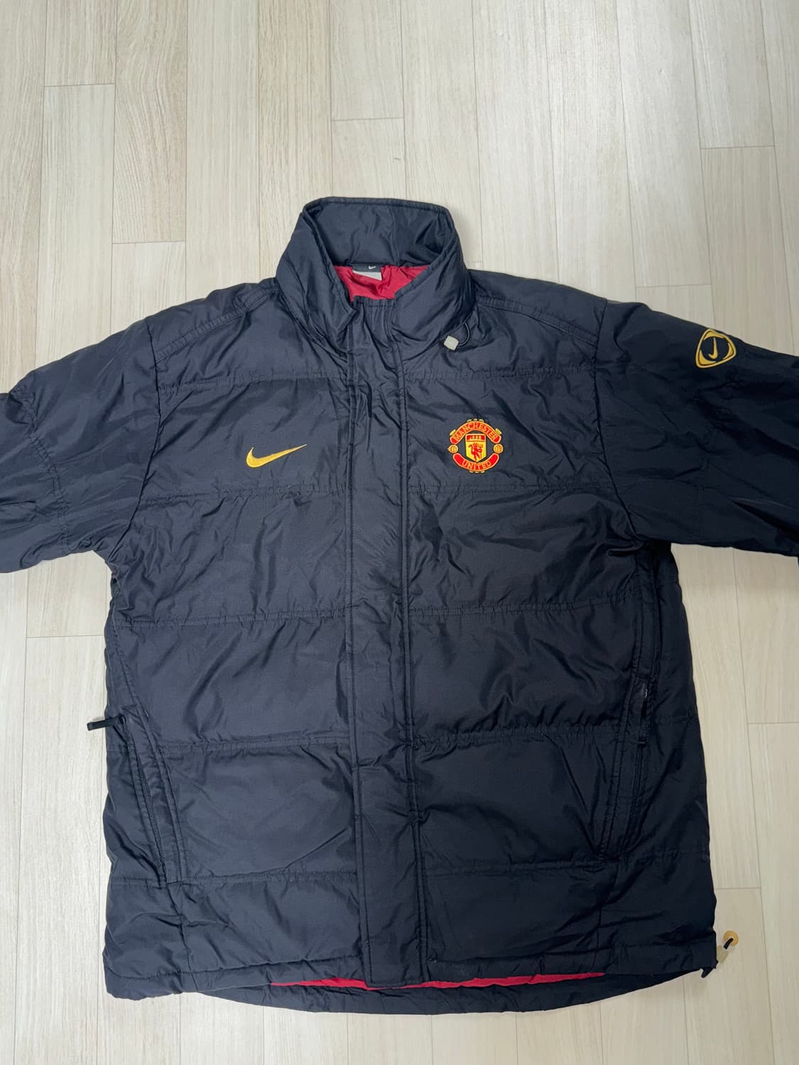 (00’s)나이키 맨유 블랙 패딩 (size-L)  상품이미지1