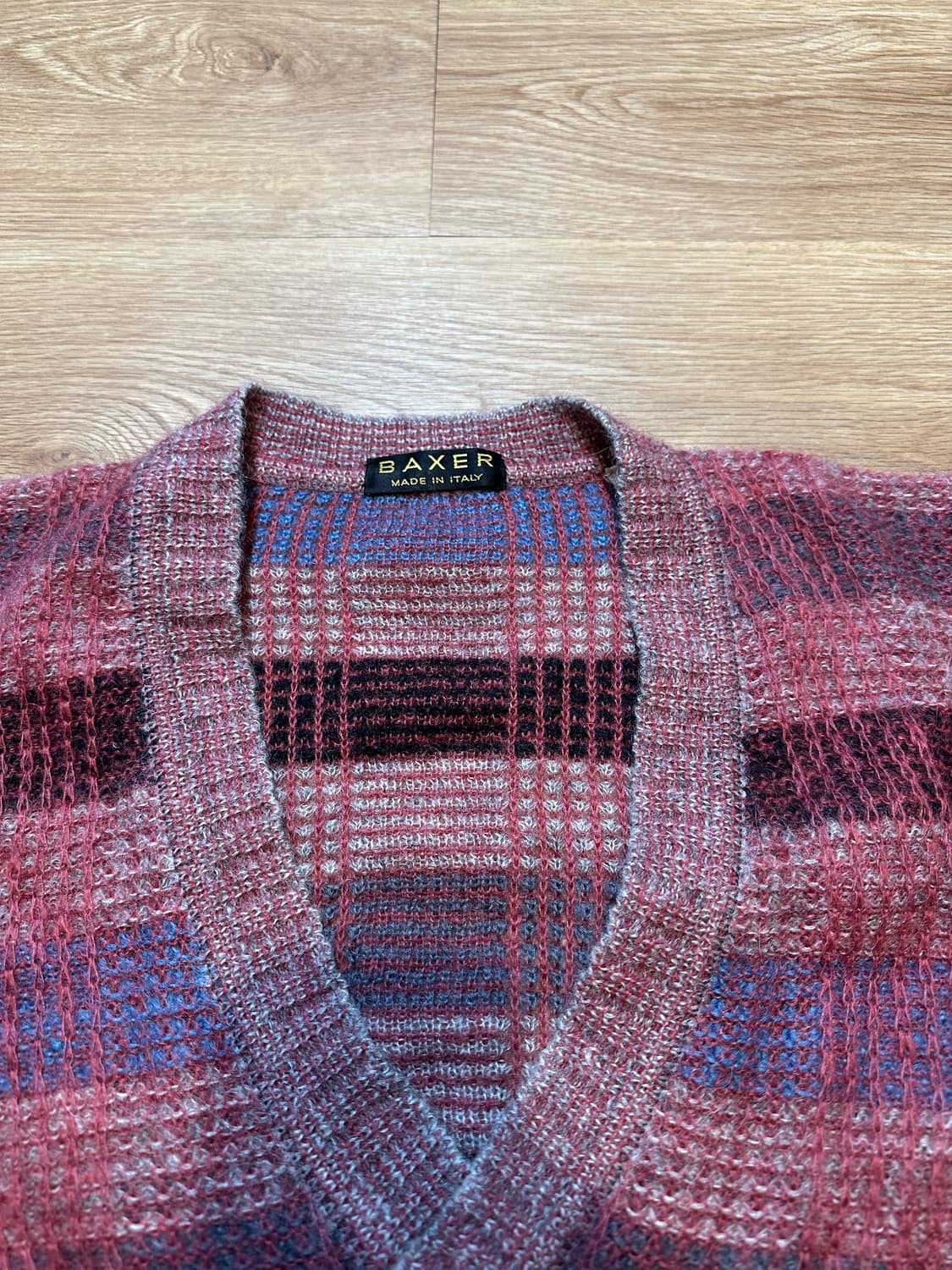 BAXER 체크니트 상품이미지2