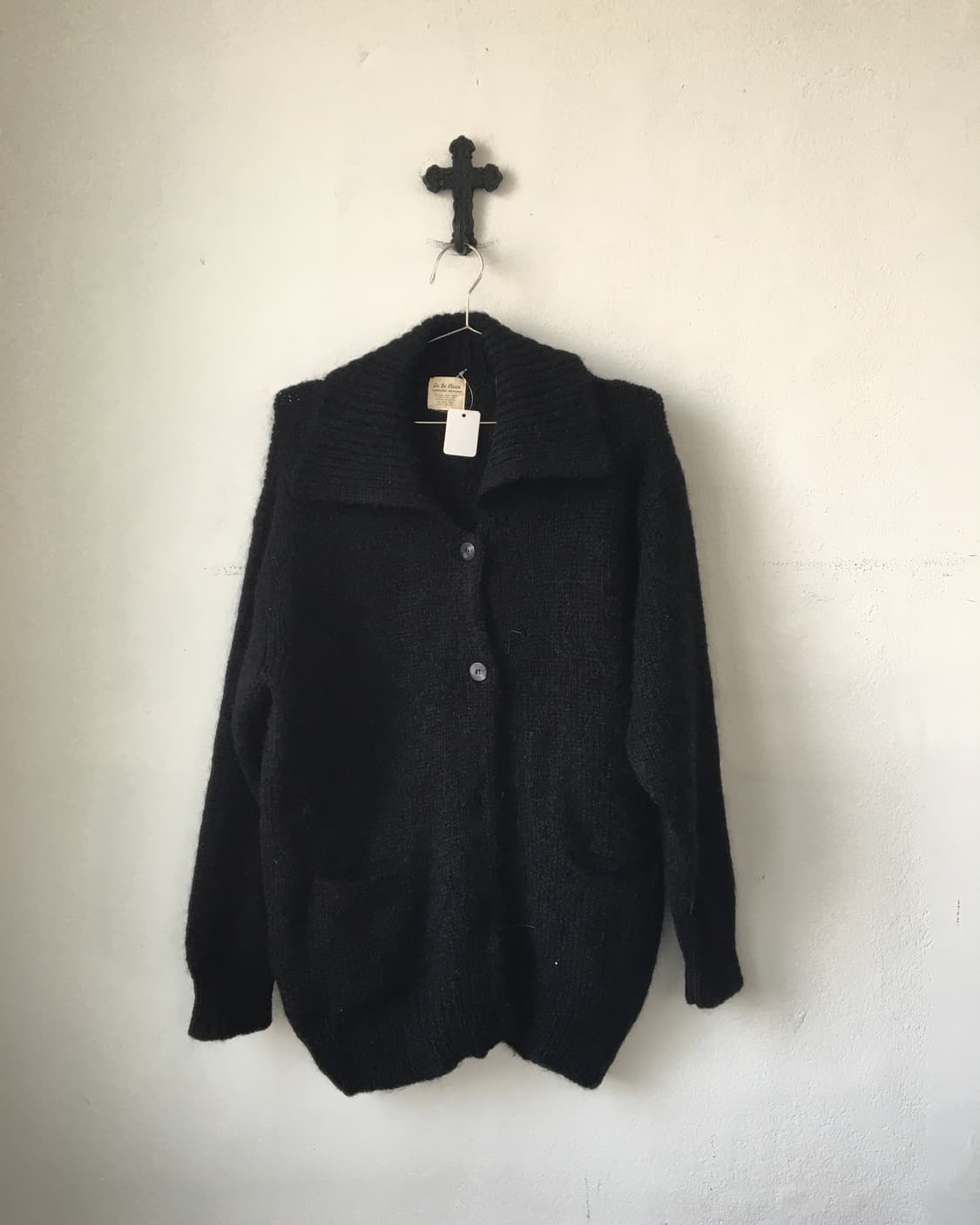 Black knit cardigan 상품이미지2