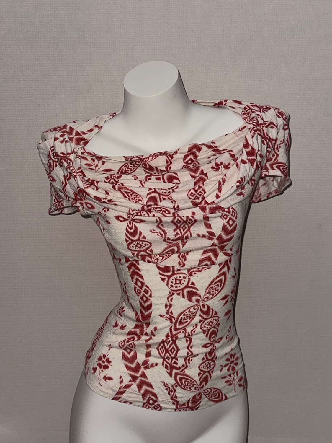 비비안웨스트우드 페이즐리 드레이프 탑 상품이미지5