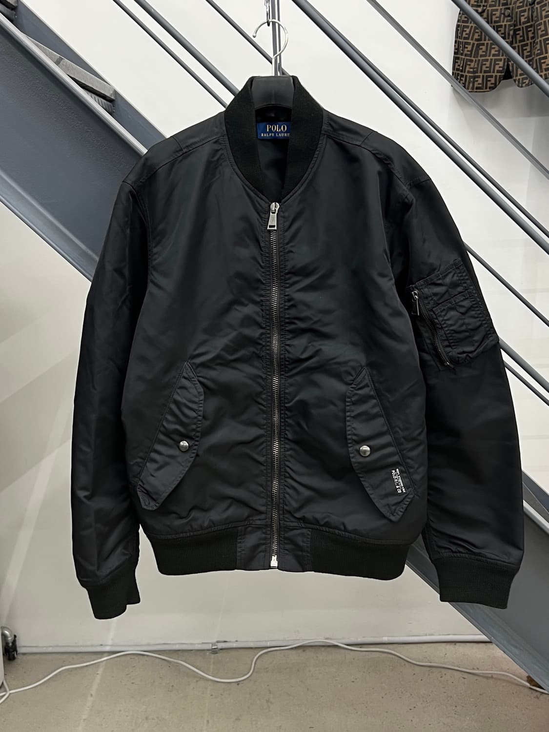 폴로랄프로렌 블랙 MA-1 블루종 자켓 상품이미지1