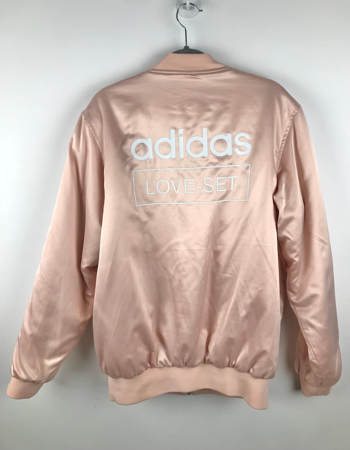 아디다스 양면 딸기우유 연핑크색 봄버 자켓 점퍼 져지 항공점퍼 블루종 상품이미지6