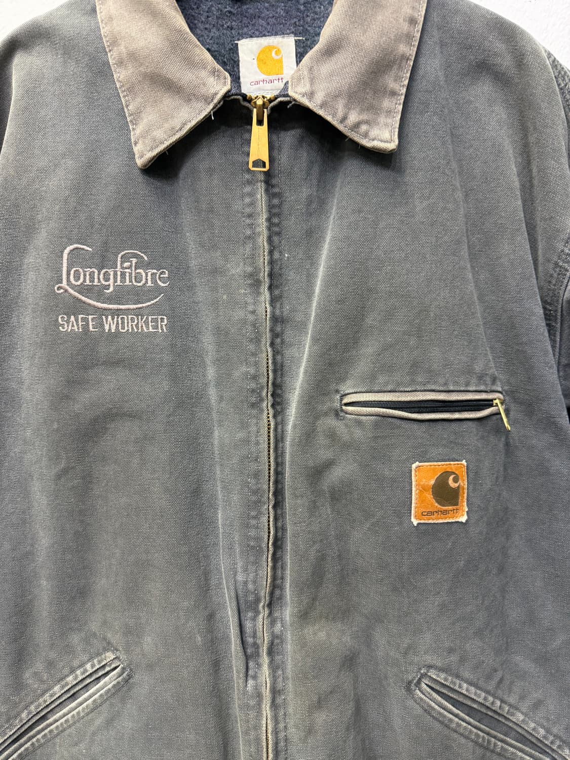 정품) 칼하트 디트로이트 j97 롱기브르 세이프티 오버 자켓 XL 상품이미지4