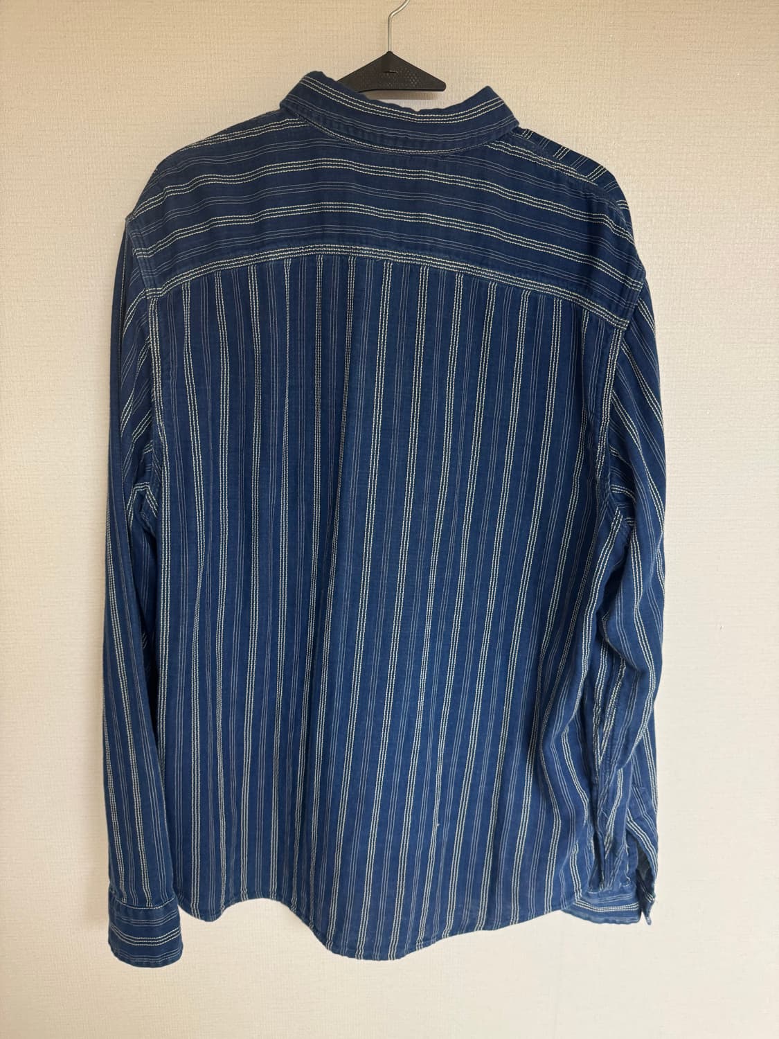 L RRL 더블알엘 인디고 더블페이스 스트라이프 셔츠 자켓 상품이미지8