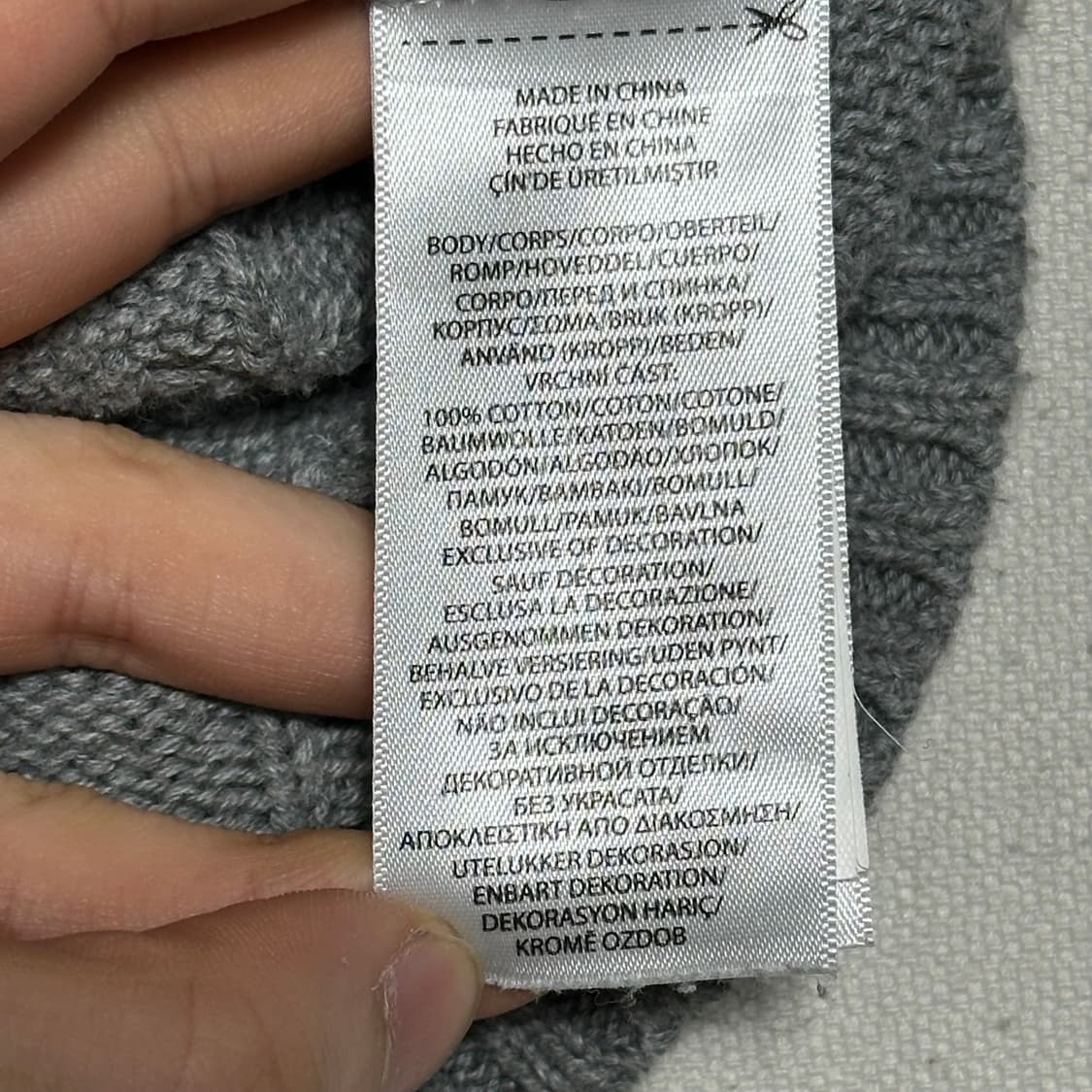 L 폴로랄프로렌 그레이 케이블 니트 상품이미지5