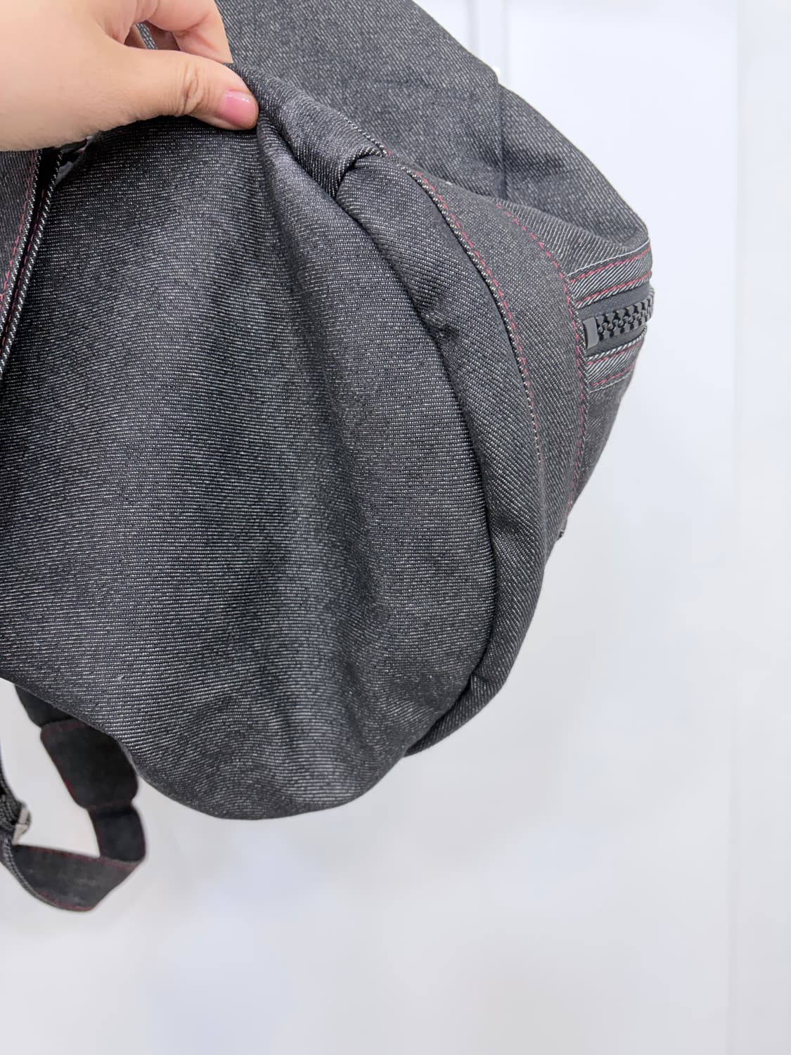 USA 아메코 밀리터리 스트링 데님 백팩  상품이미지7