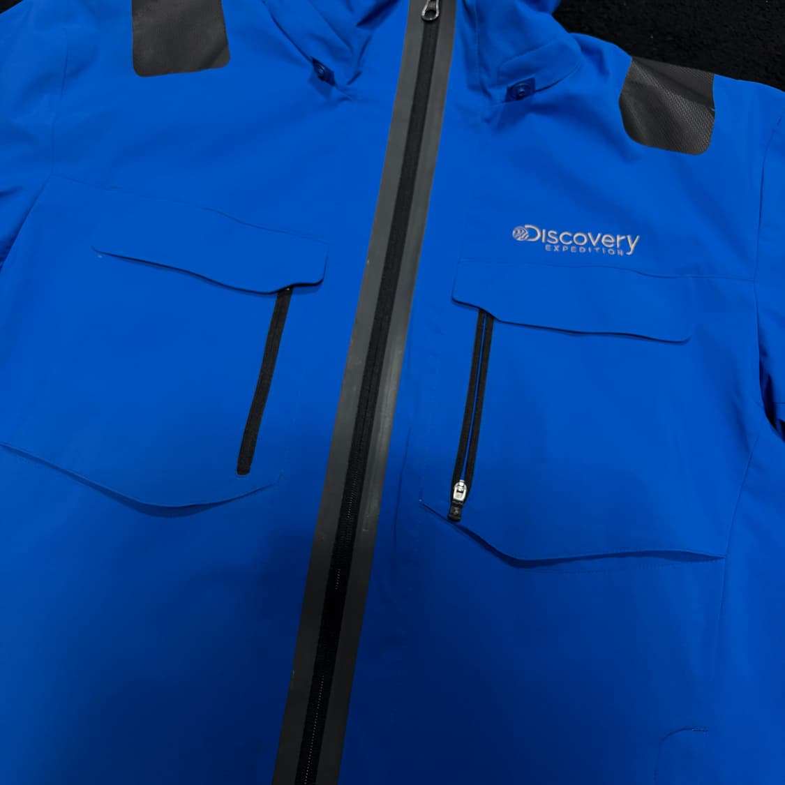 110 디스커버리 블루 유틸리티 바람막이 자켓 상품이미지3