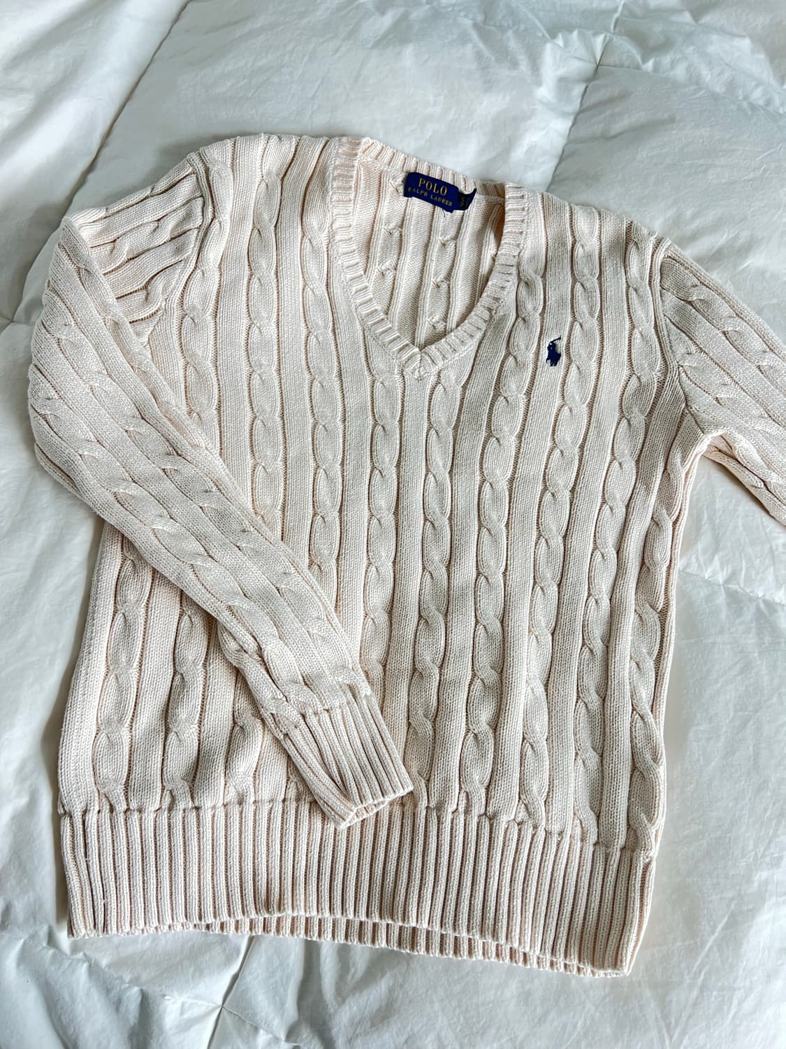 폴로 케이블 니트 S 상품이미지4