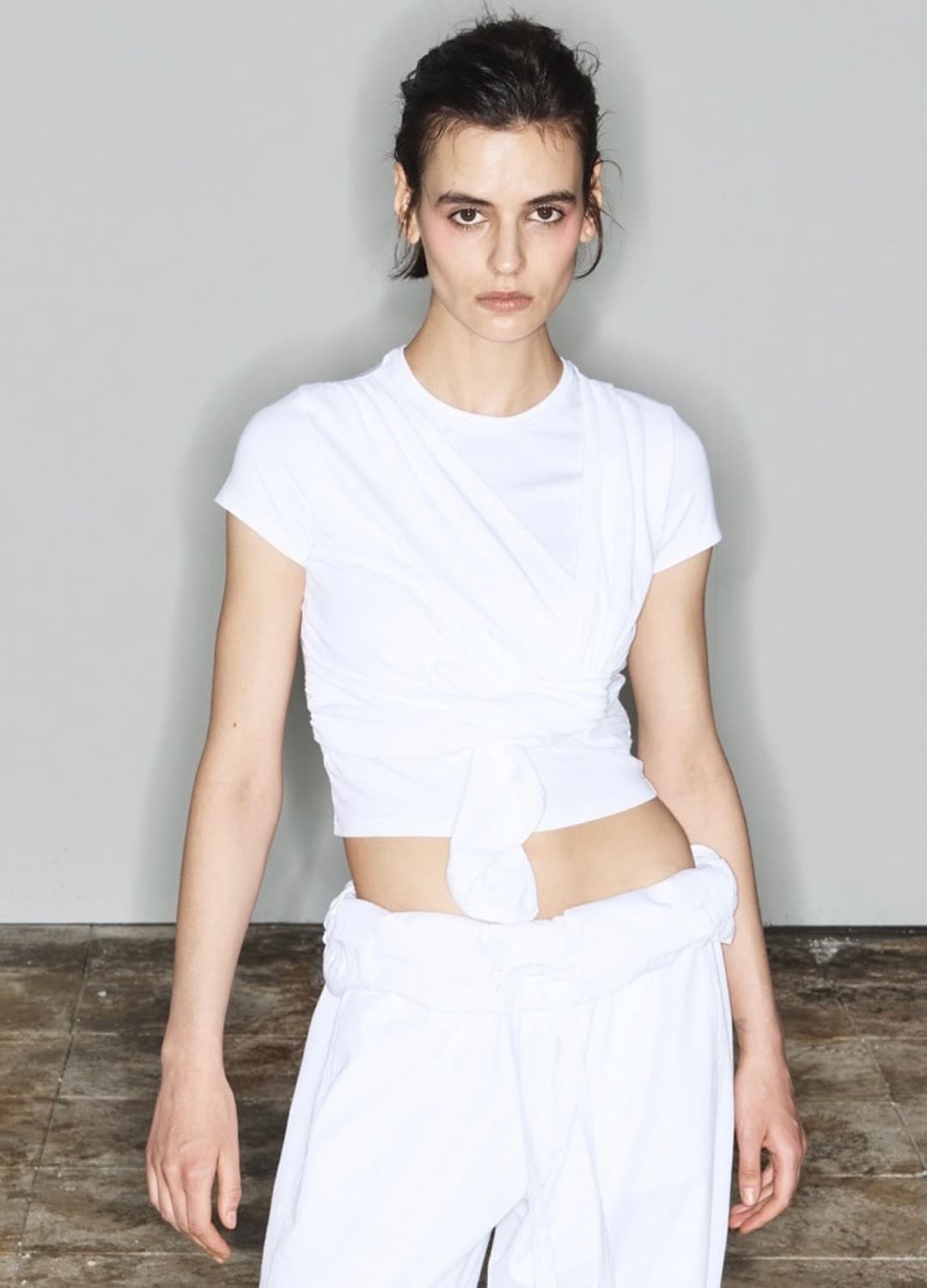 더오픈프로덕트 Traning baby tee 블랙 2사이즈 상품이미지5